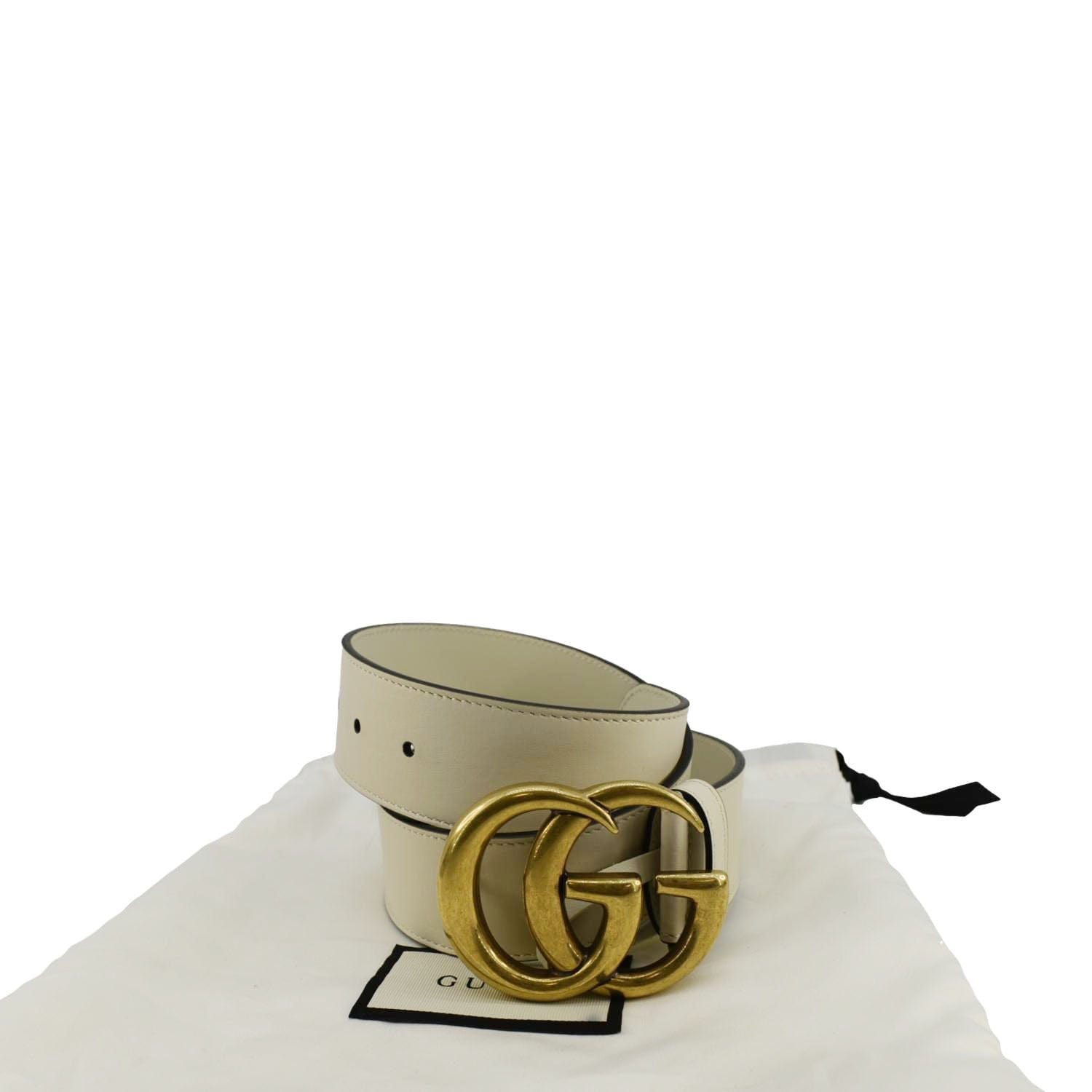 Gucci Double Buckle Marmont Belt Off Handbag Leather White Accessory