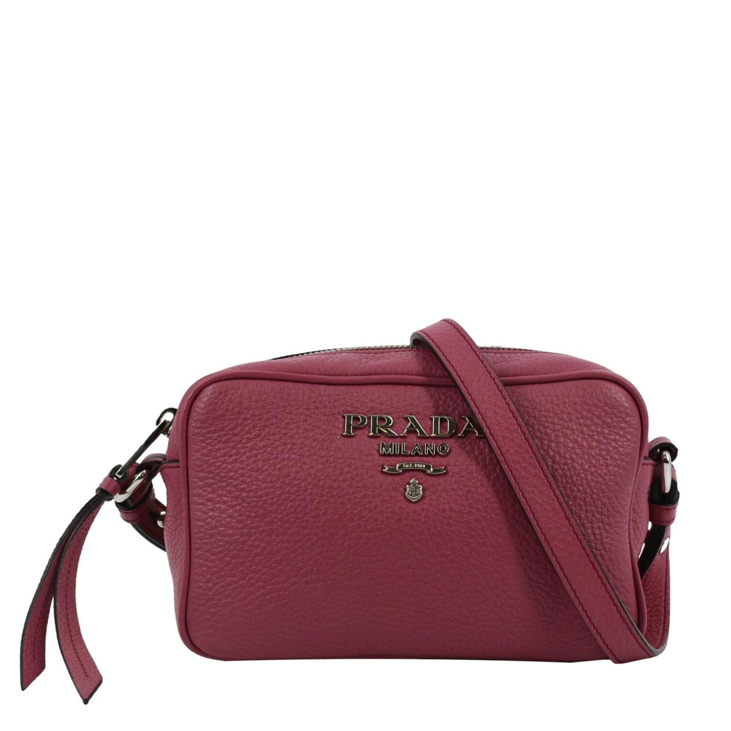 Vitello Phenix Crossbody Bag Leather Pink