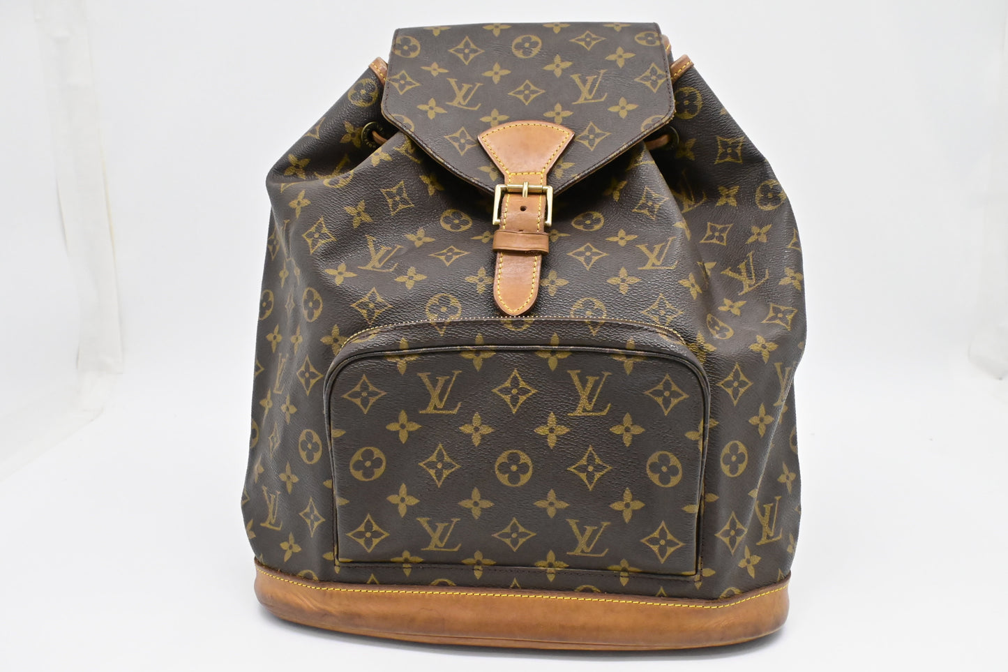 Louis Vuitton Montsouris GM Monogram Canvas Handbag Canvas 5