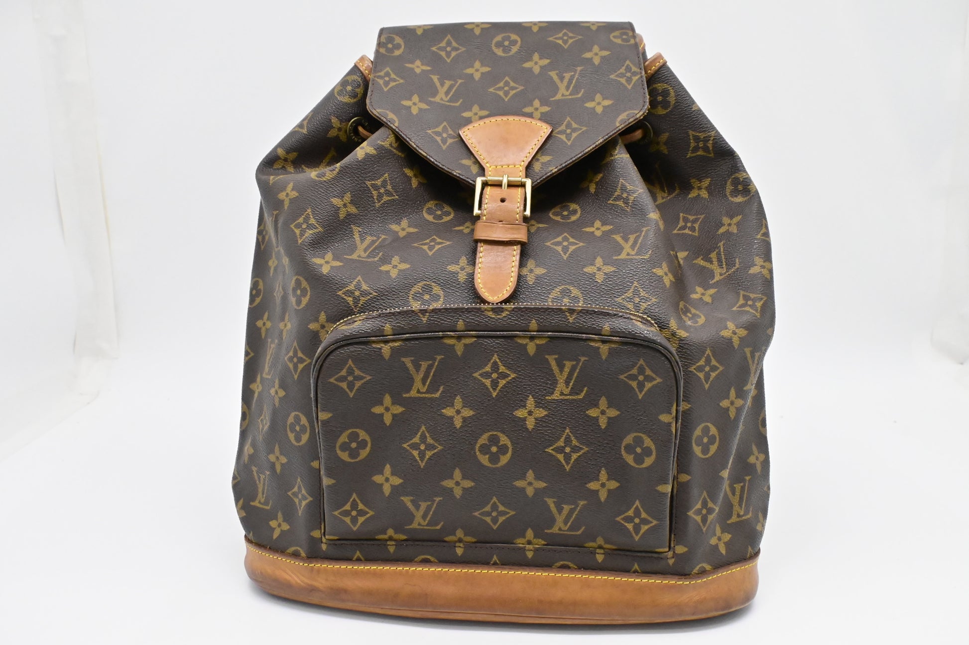Louis Vuitton Montsouris GM Monogram Canvas Handbag Canvas 5