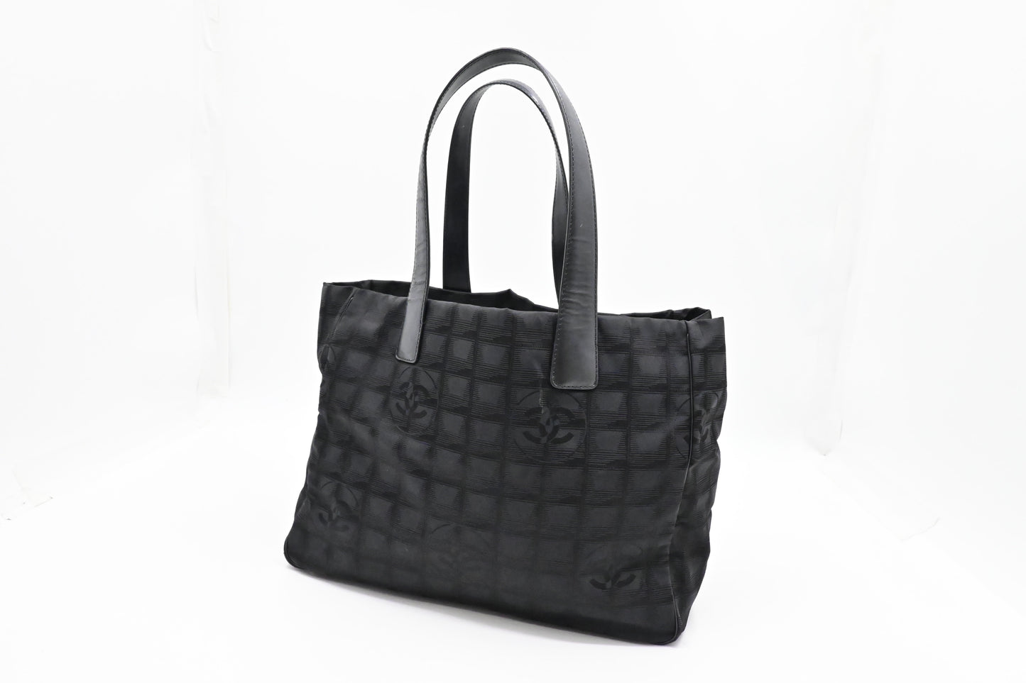 Chanel New Line Black Canvas Travel Bag Canvas 5