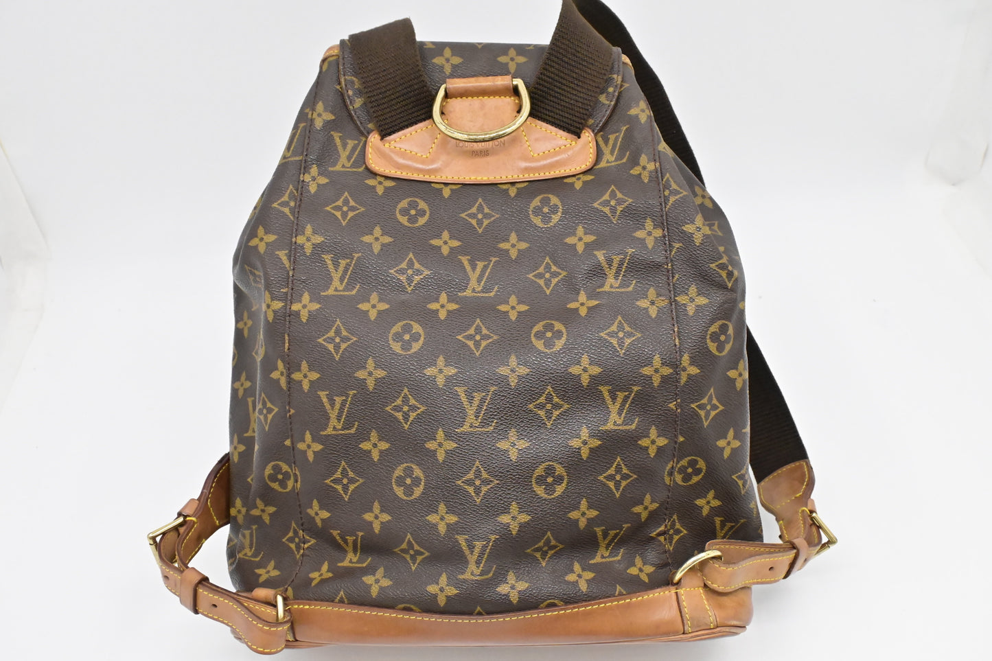 Louis Vuitton Montsouris GM Monogram Canvas Handbag Canvas 5