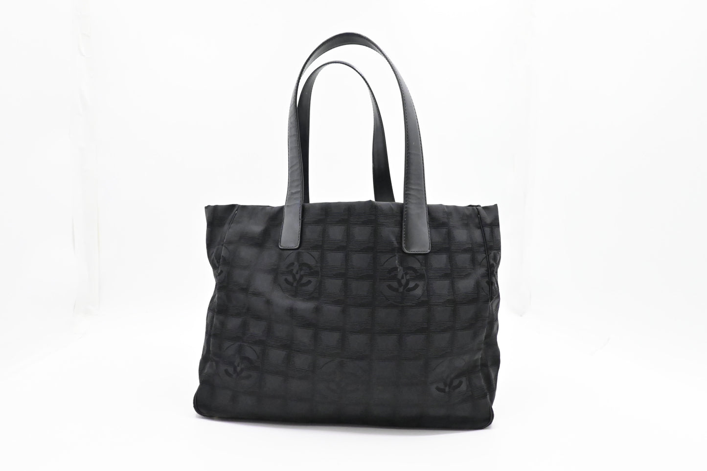 Chanel New Line Black Canvas Travel Bag Canvas 5