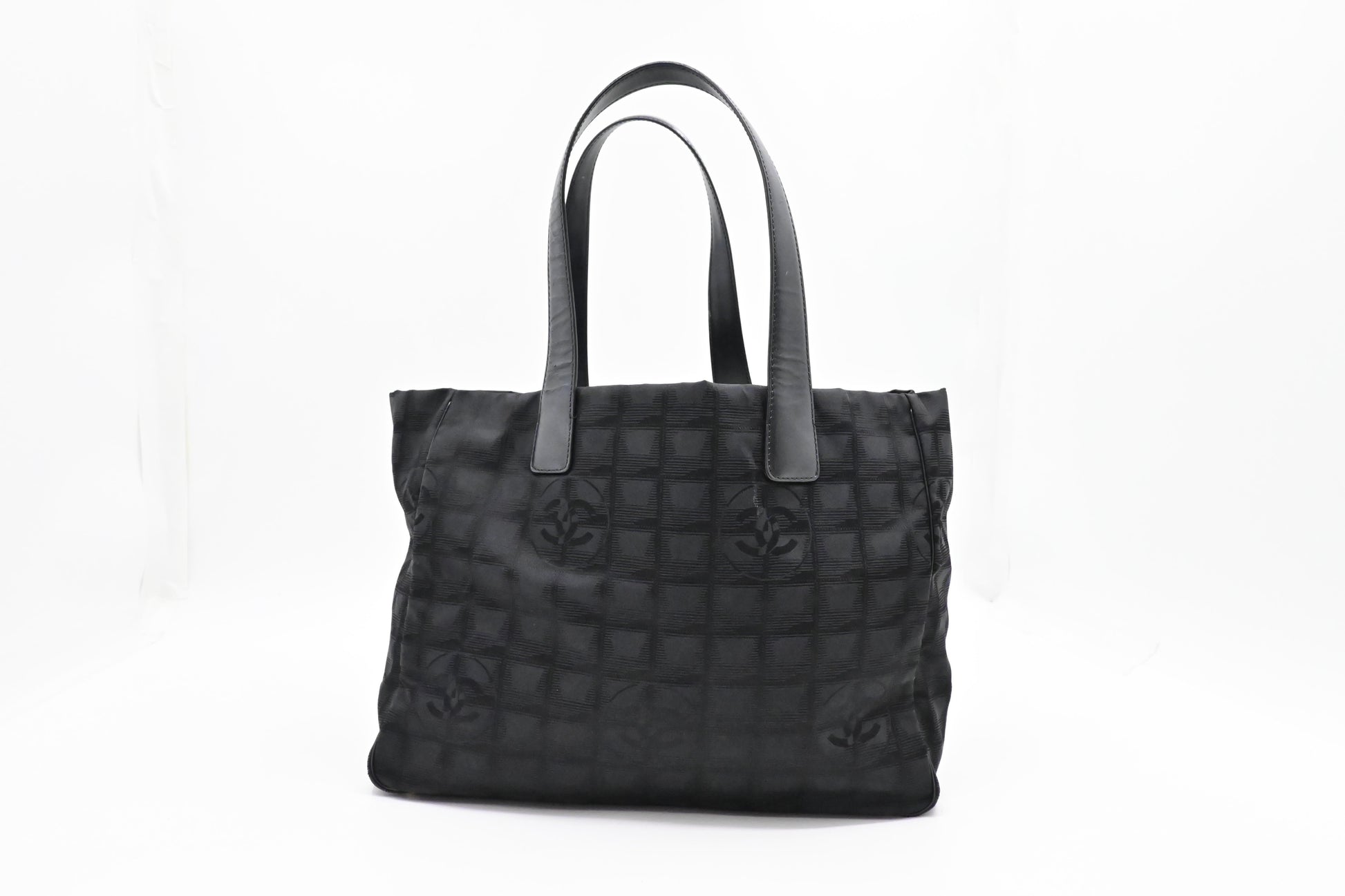 Chanel New Line Black Canvas Travel Bag Canvas 5
