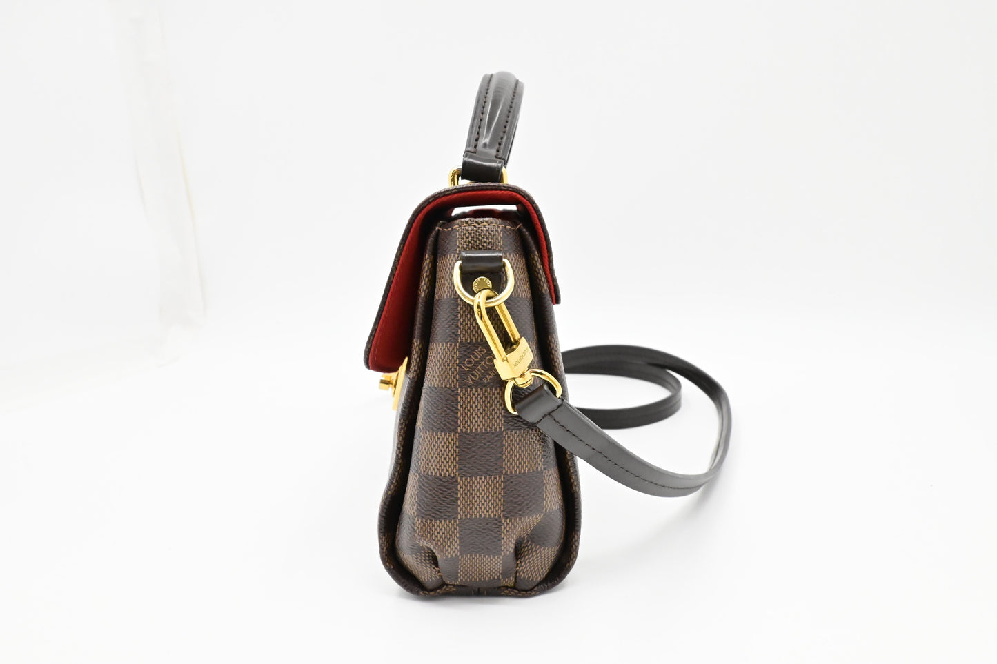 Louis Vuitton Croisette Ebene Damier Canvas Handbag