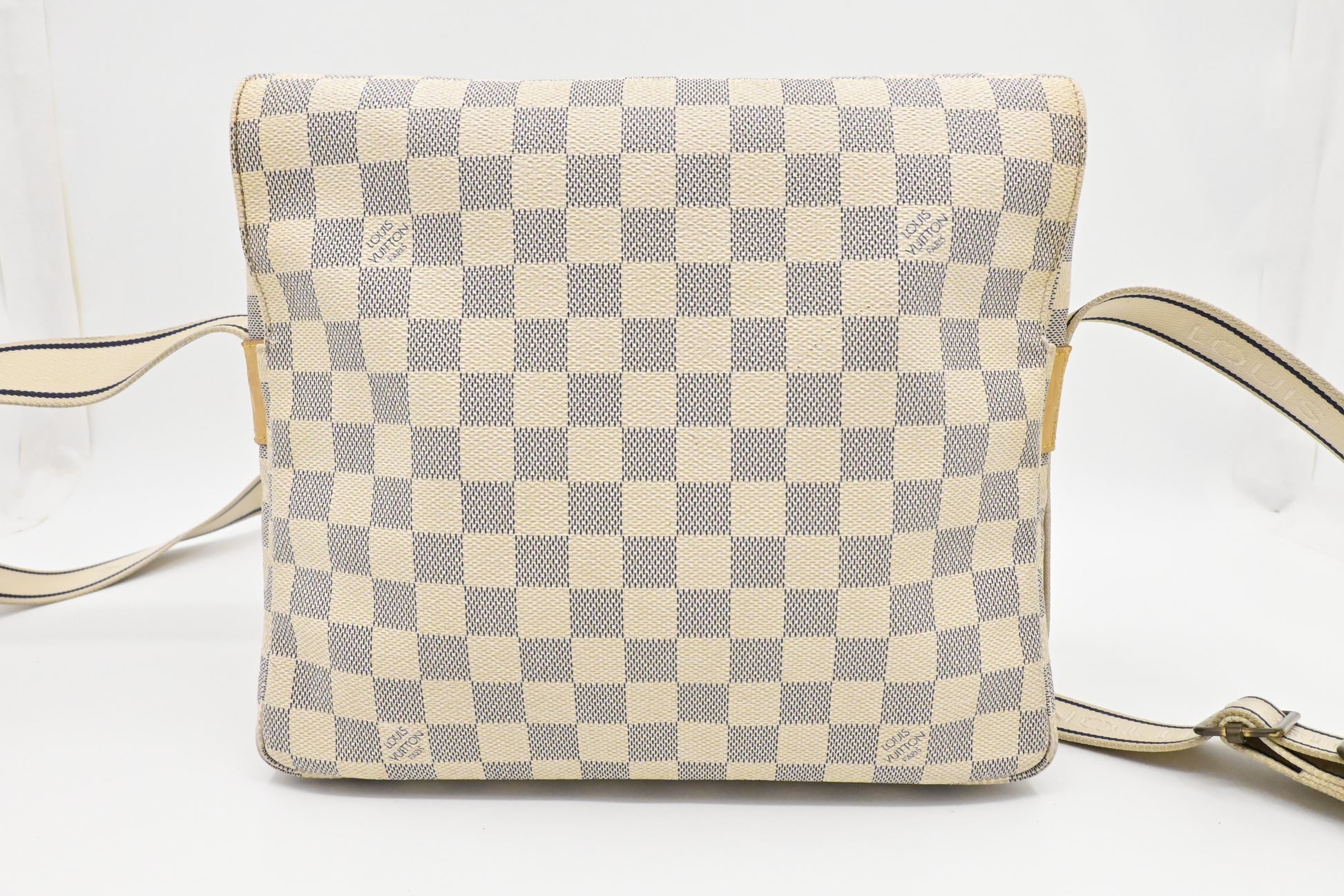Louis Vuitton Naviglio Azur Damier Canvas Handbag Canvas 5