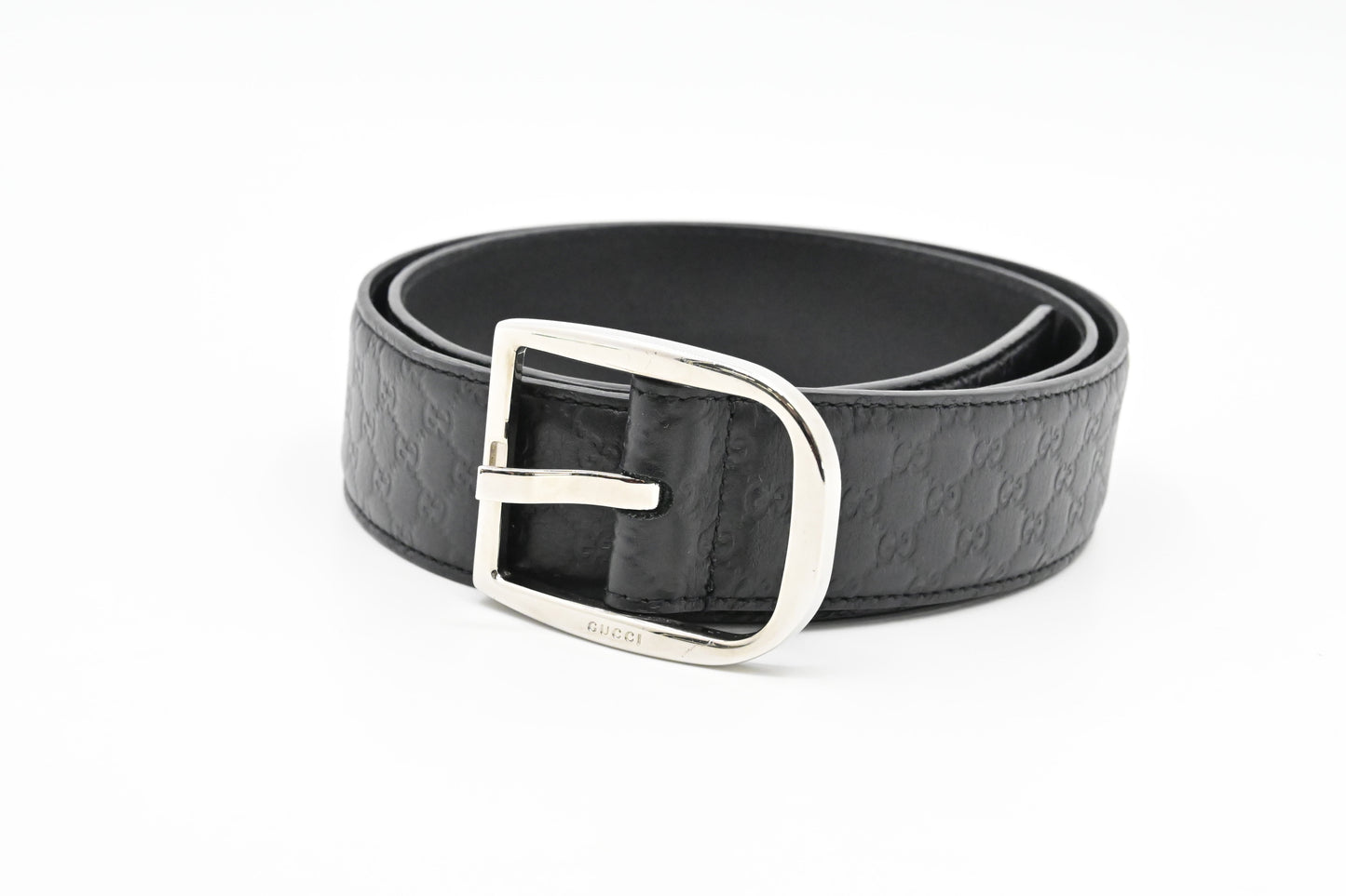 Gucci Microguccissima Leather Black Belt Leather 1