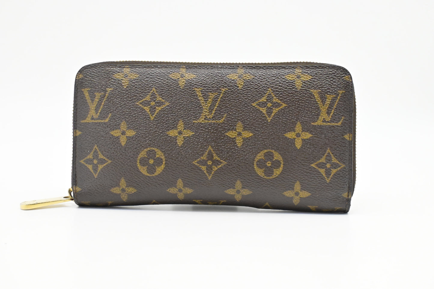 Louis Vuitton Long Zippy Monogram Canvas Wallet Case Canvas 3