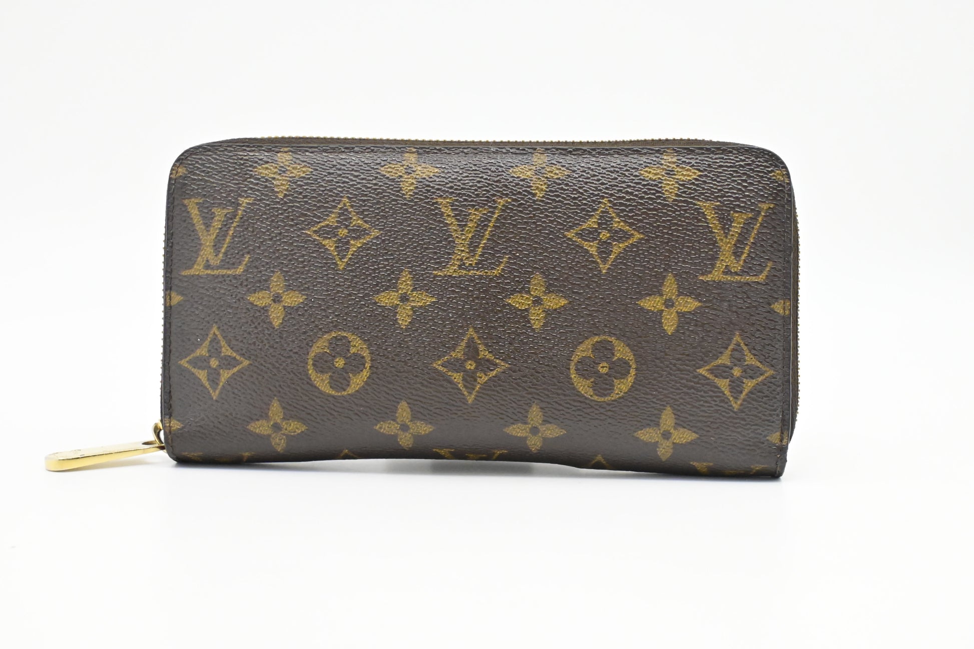 Louis Vuitton Long Zippy Monogram Canvas Wallet Case Canvas 3