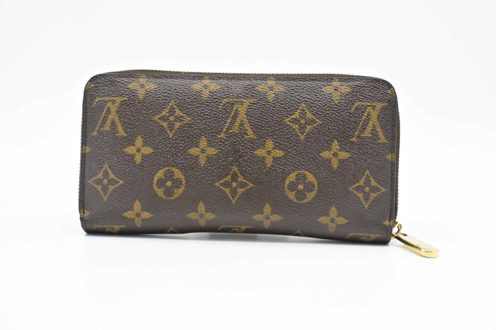 Louis Vuitton Long Zippy Monogram Canvas Wallet Case Canvas 3