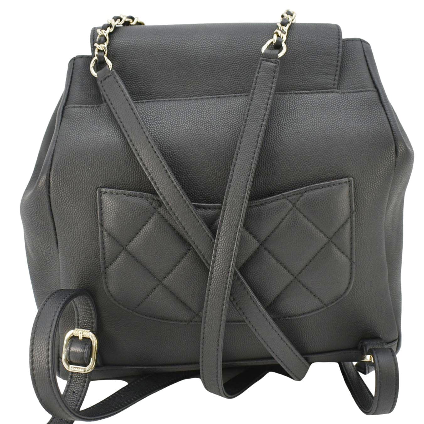 Chanel Business Affinity Caviar Quilted Backpack Black Travel Bag Backpack 1