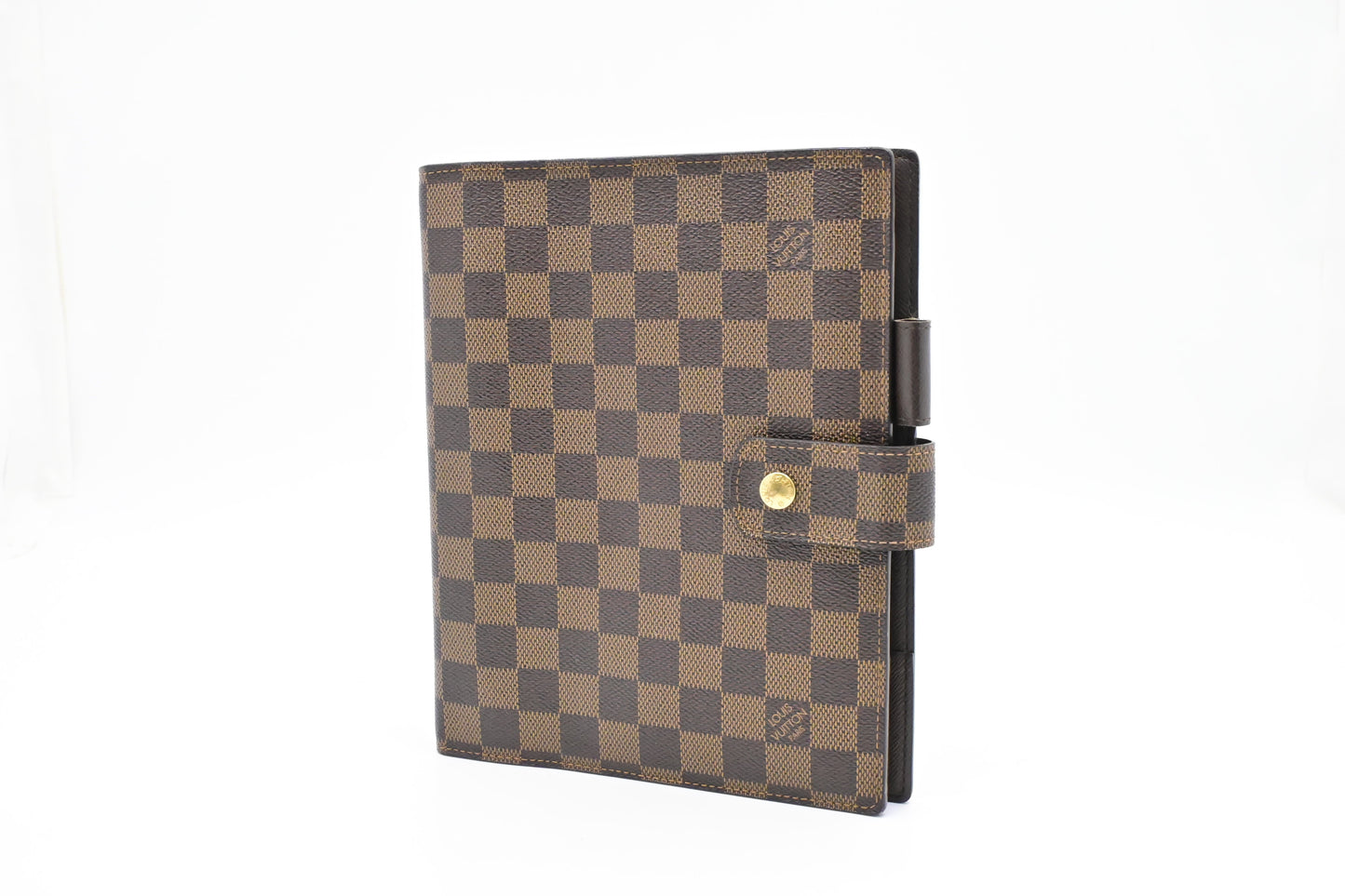 Louis Vuitton Agenda GM Ebene Damier Canvas Handbag