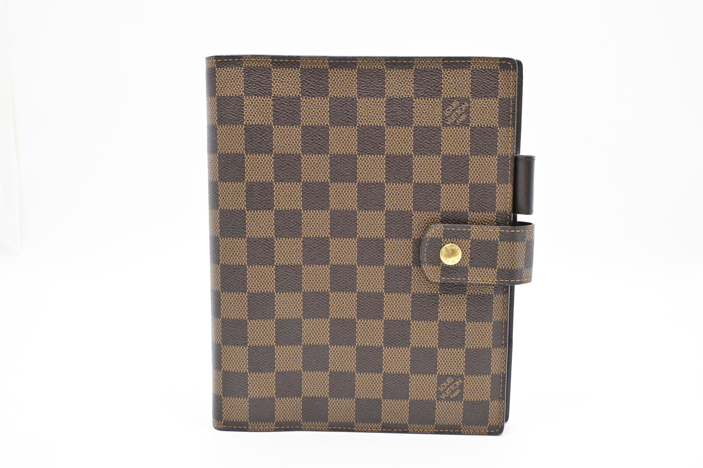 Louis Vuitton Agenda GM Ebene Damier Canvas Handbag