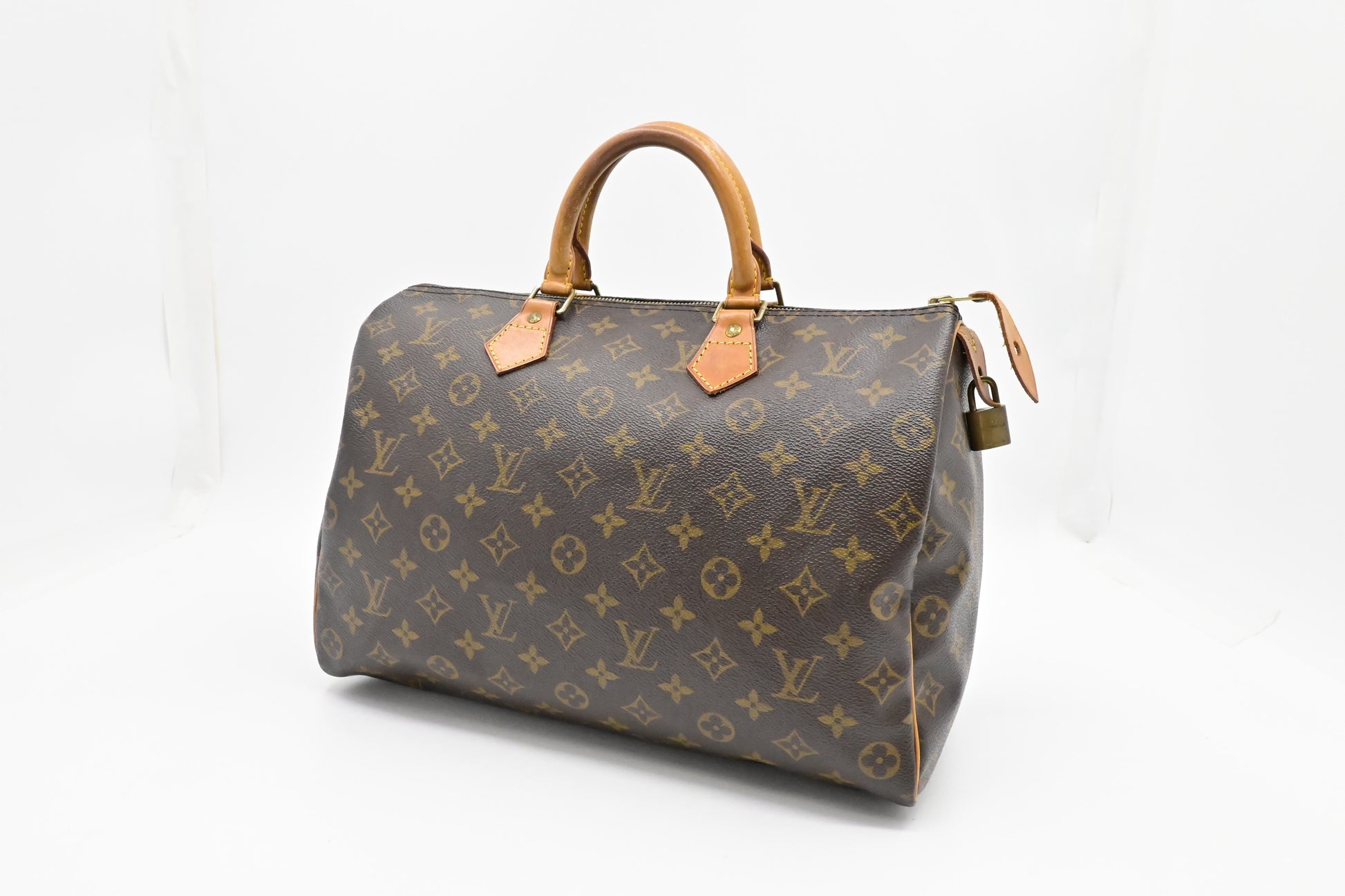 Louis Vuitton Speedy 35 Monogram Canvas Handbag