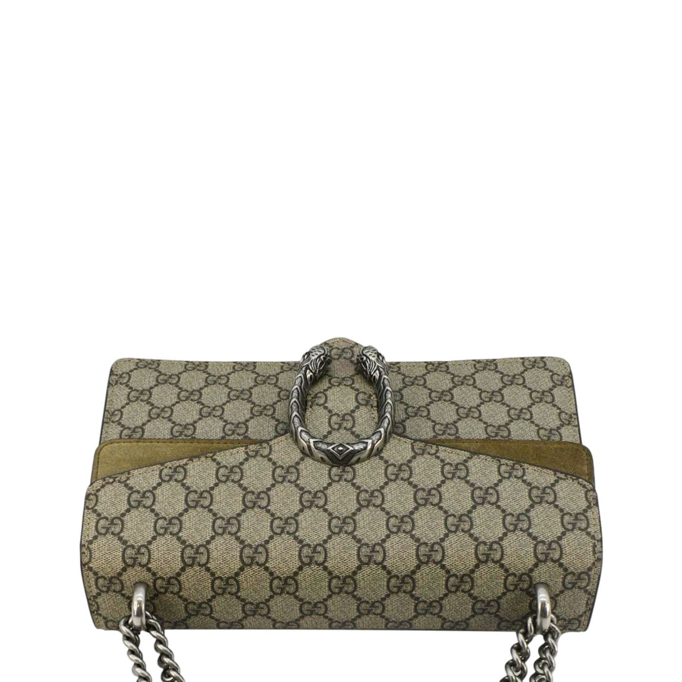 Gucci Dionysus Supreme Shoulder Bag Canvas Beige Gg 400249