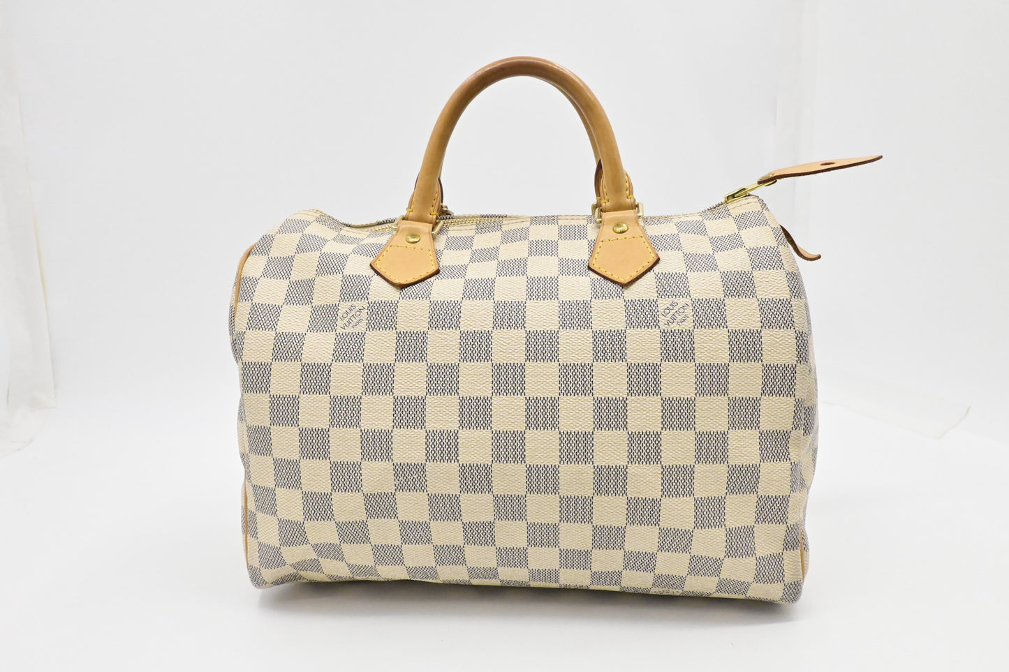 Louis Vuitton Speedy 30 Azur Canvas Damier Handbag