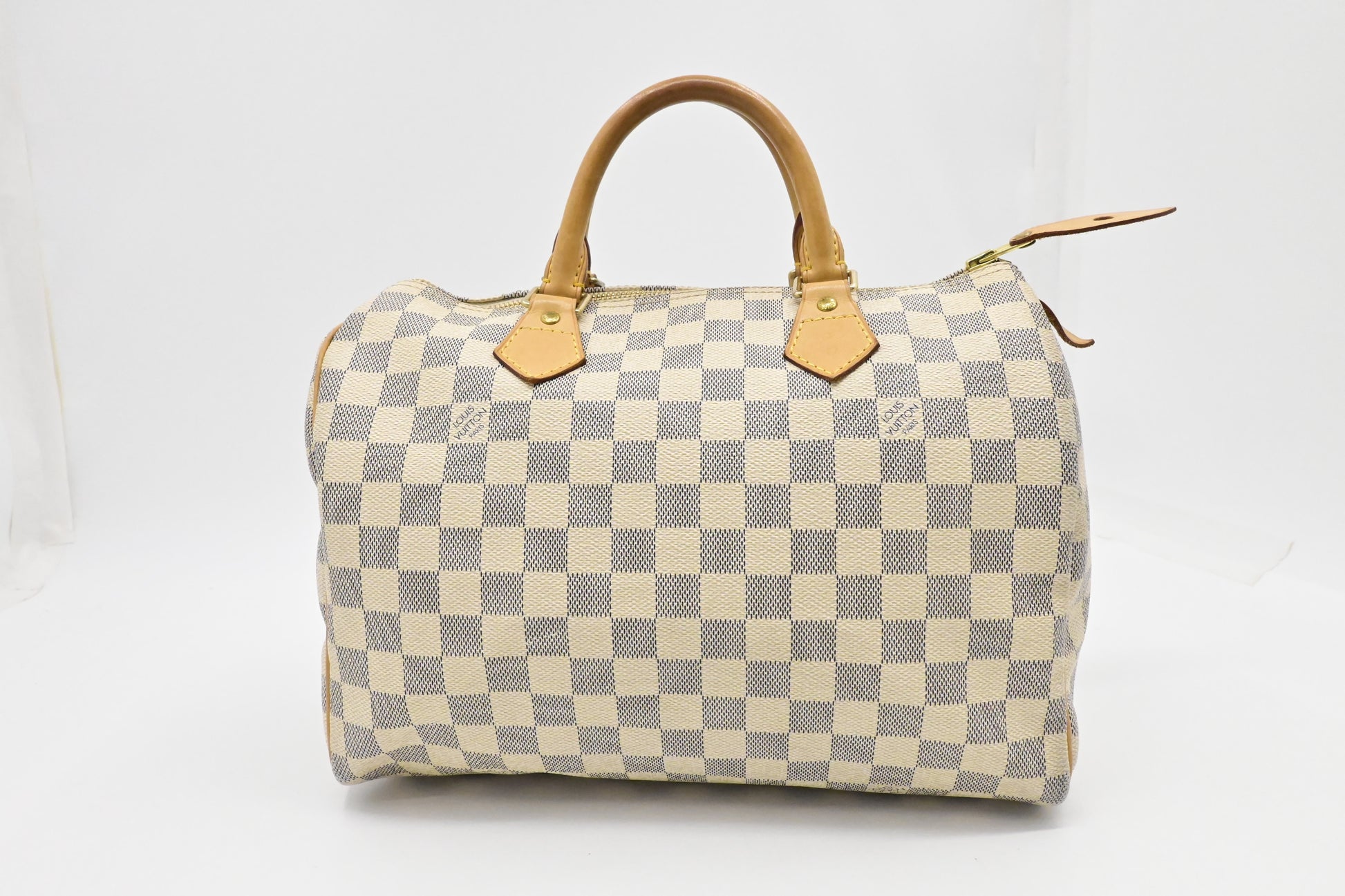 Louis Vuitton Speedy 30 Azur Canvas Damier Handbag