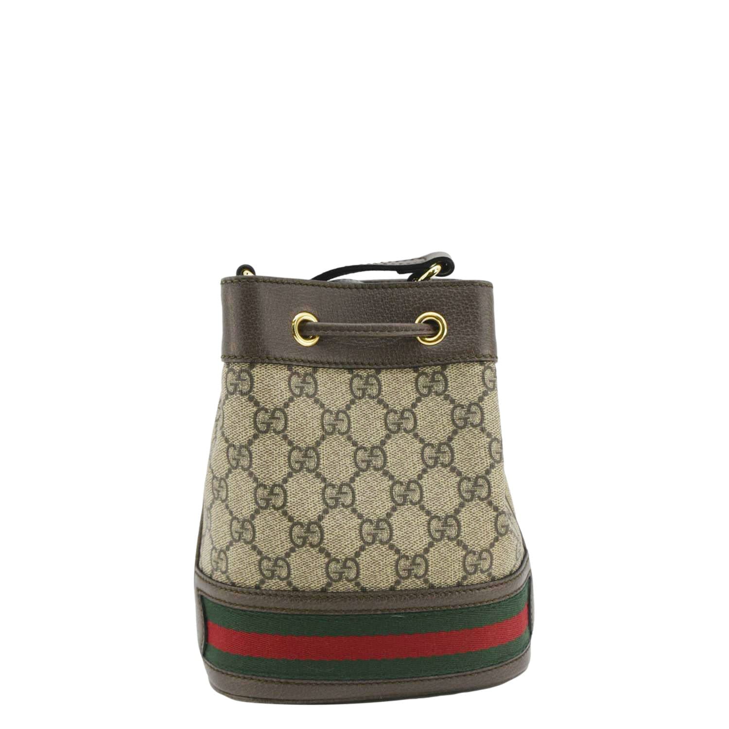 Gucci Ophidia Supreme Crossbody Bag Beige Mini