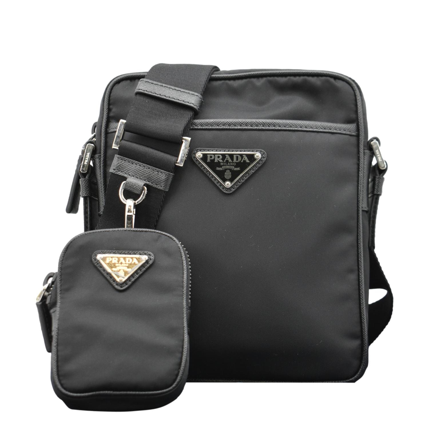 Prada Re Crossbody Bag Leather Nylon Saffiano