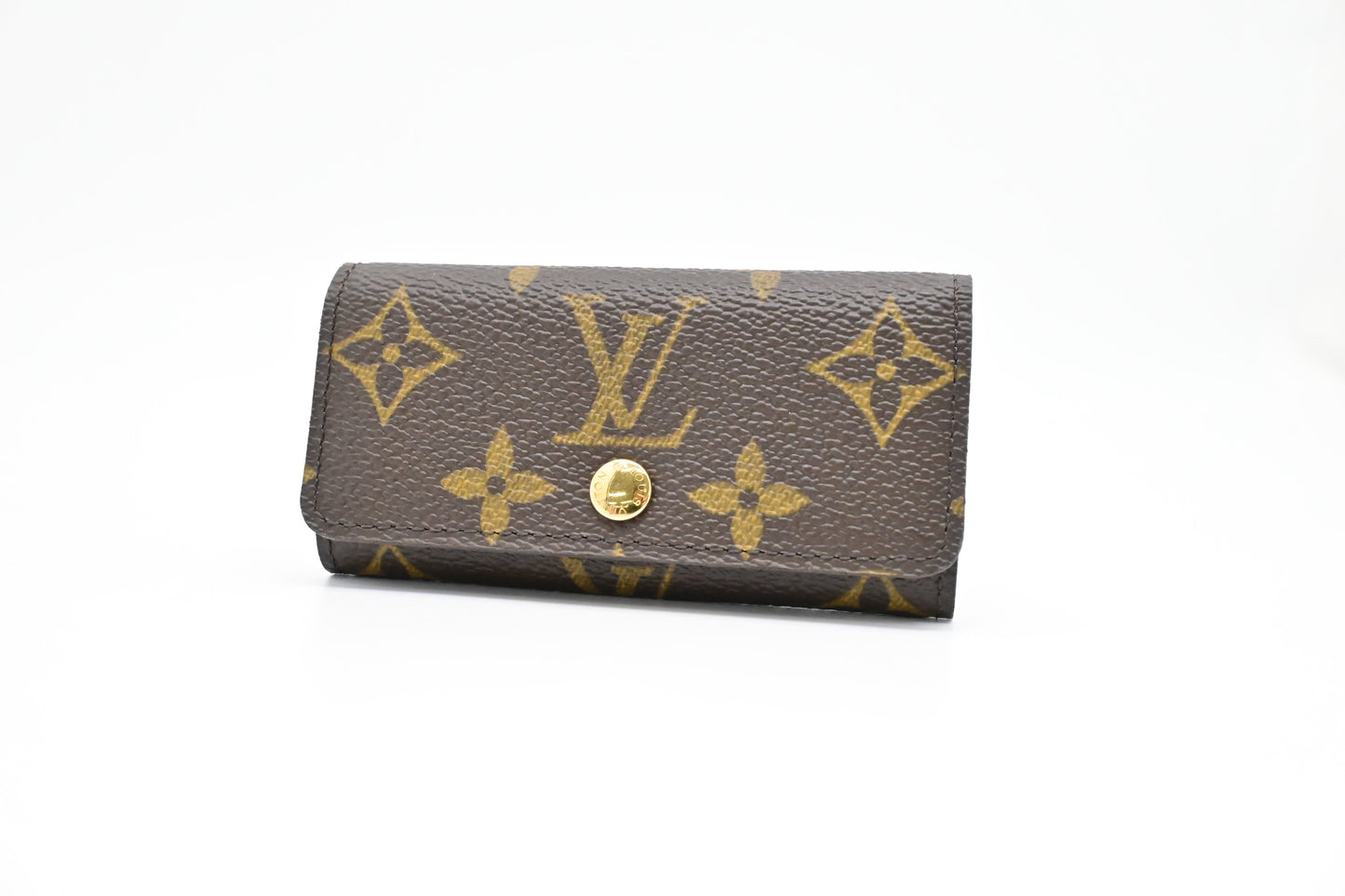 Louis Vuitton 4 Monogram Canvas Key Case Wallet Case