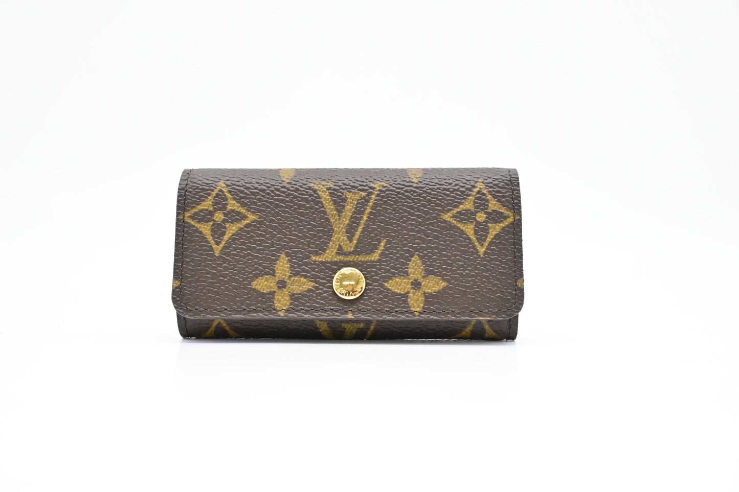 Louis Vuitton 4 Monogram Canvas Key Case Wallet Case