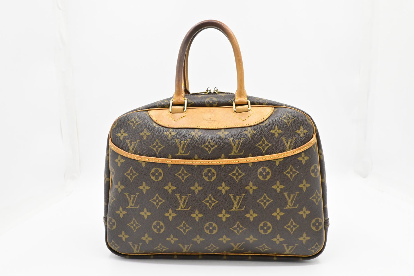 Louis Vuitton Deauville Monogram Canvas Handbag 1 2