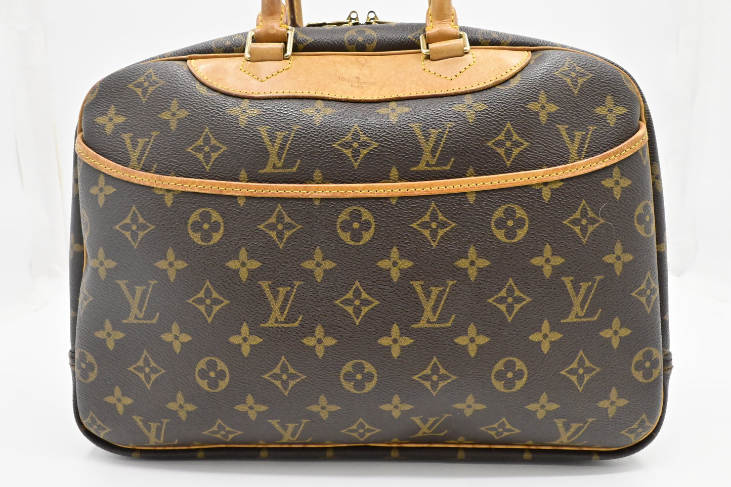 Louis Vuitton Deauville Monogram Canvas Handbag 1 2