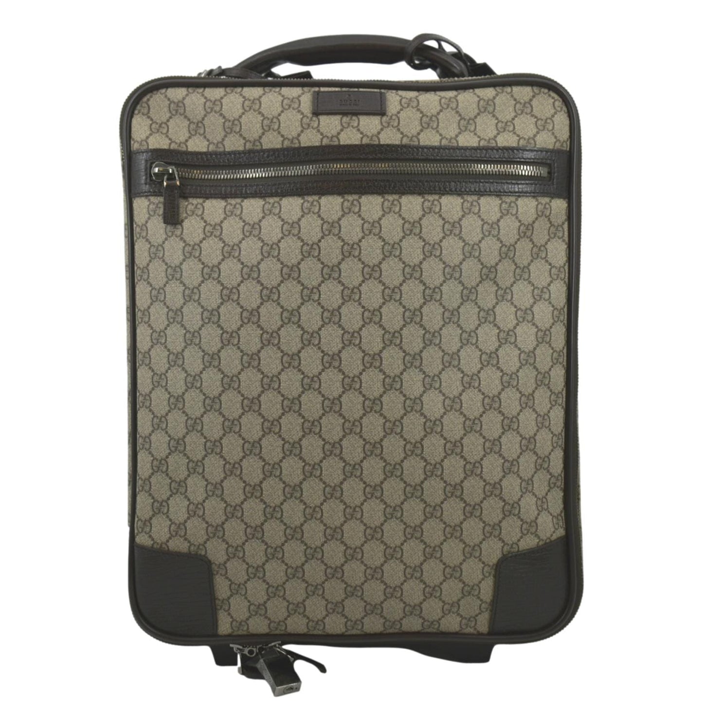 Gucci Supreme Suitcase Travel Bag Beige
