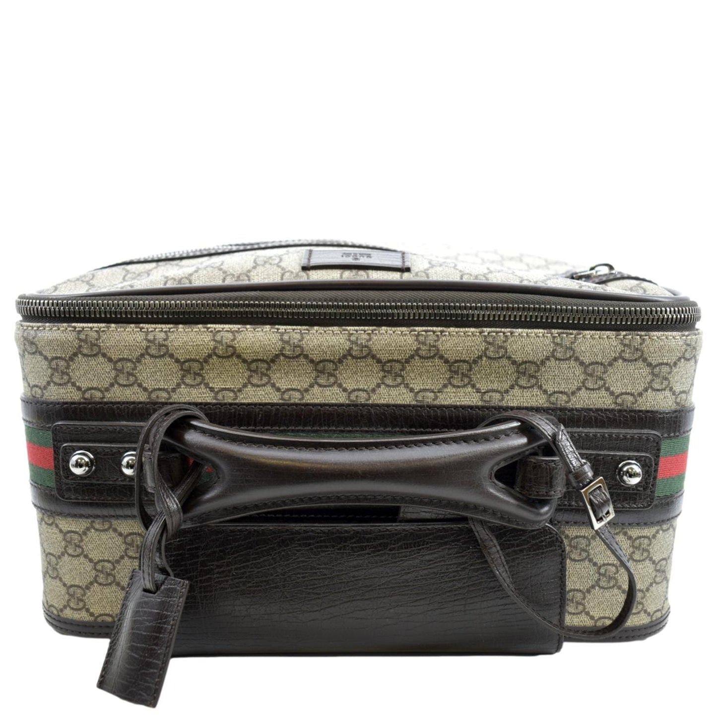 Gucci Supreme Suitcase Travel Bag Beige