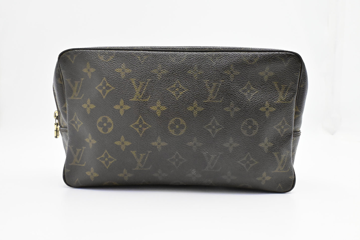 Louis Vuitton Trousse 28 Monogram Canvas Handbag Canvas 6