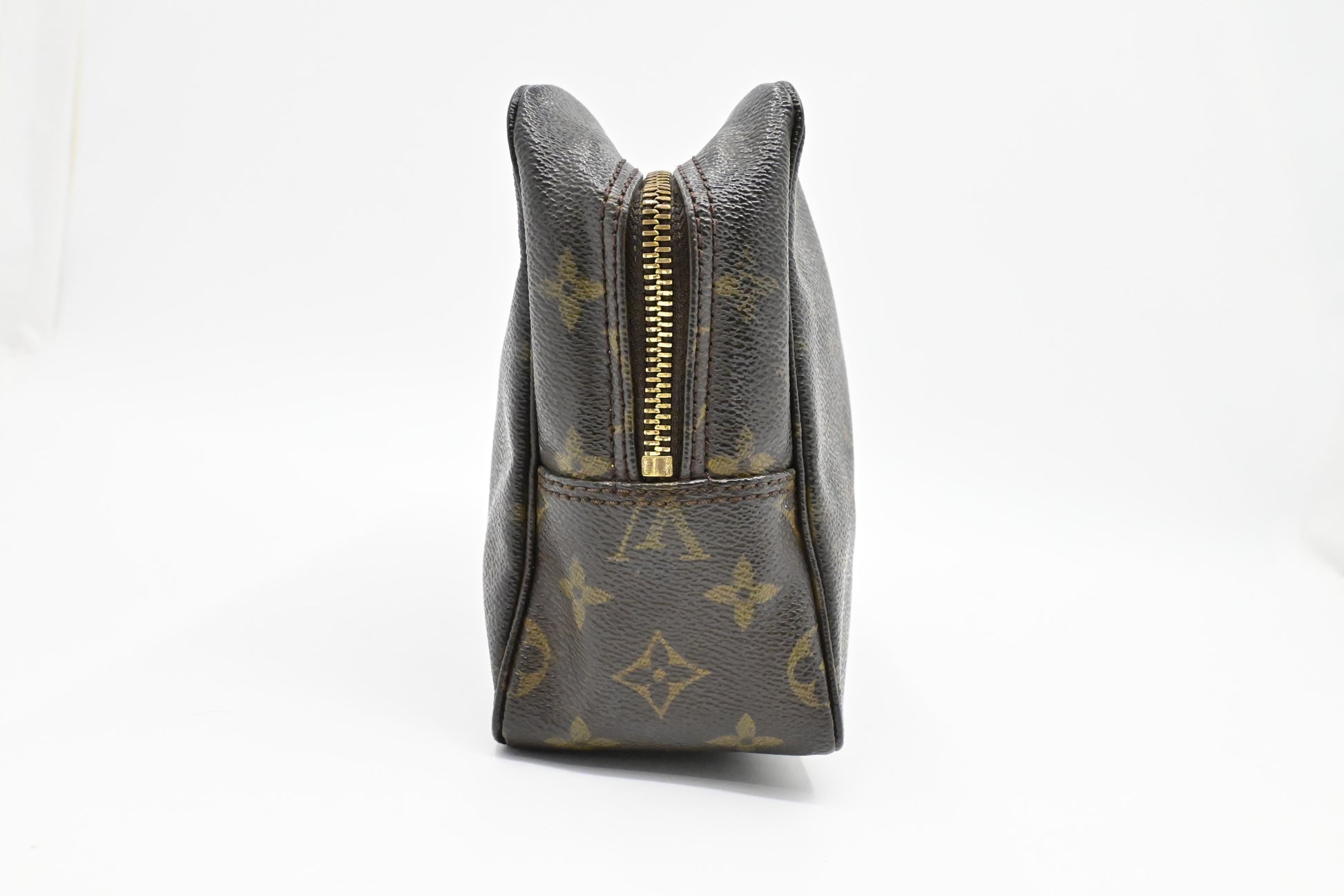 Louis Vuitton Trousse 28 Monogram Canvas Handbag Canvas 6