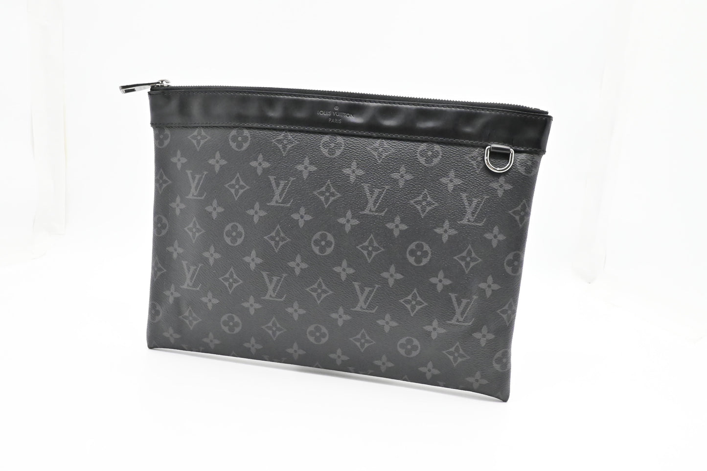 Louis Vuitton Pochette Discovery Eclipse Monogram Canvas Clutch Bag Eclipse Canvas