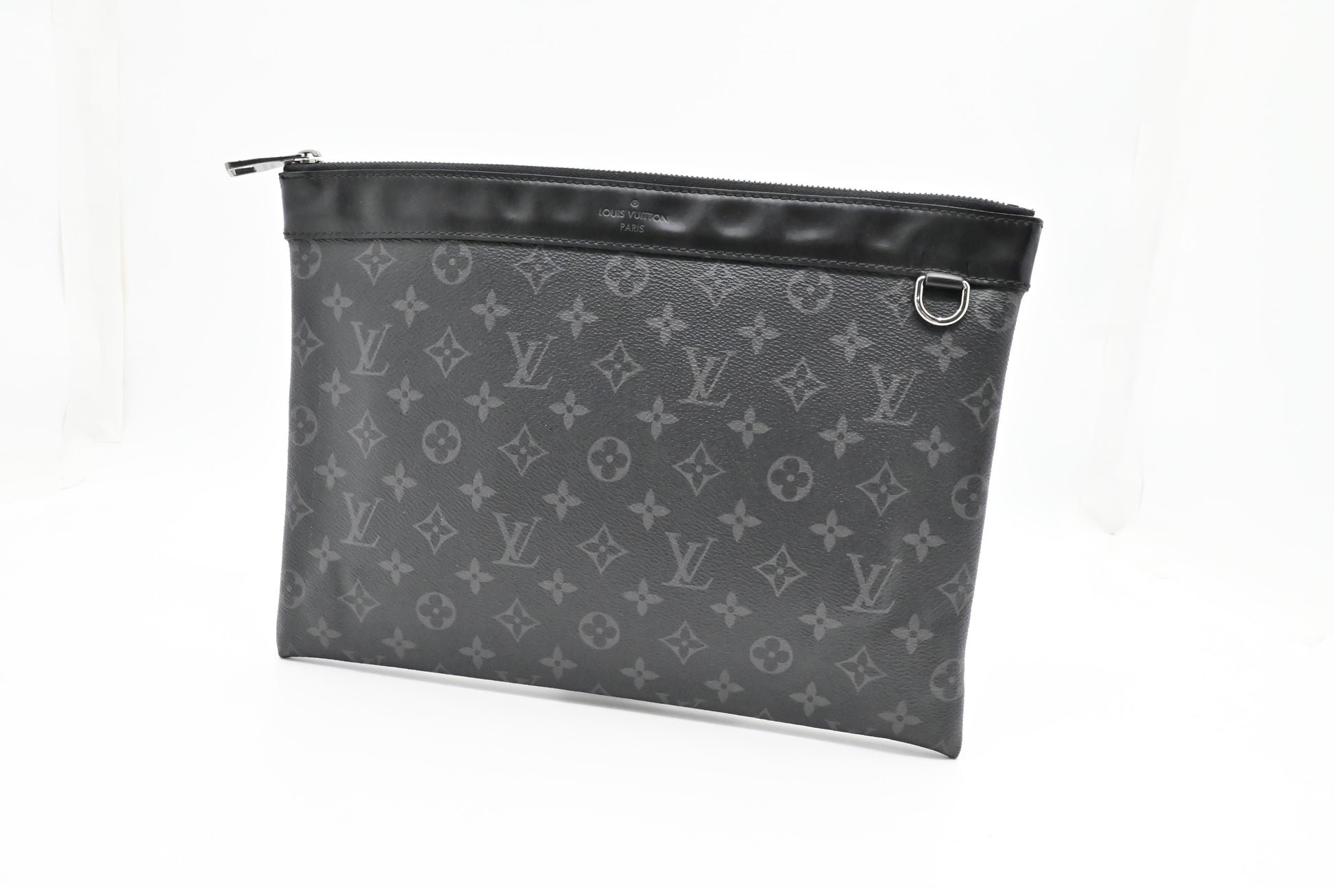 Louis Vuitton Pochette Discovery Eclipse Monogram Canvas Clutch Bag Eclipse Canvas