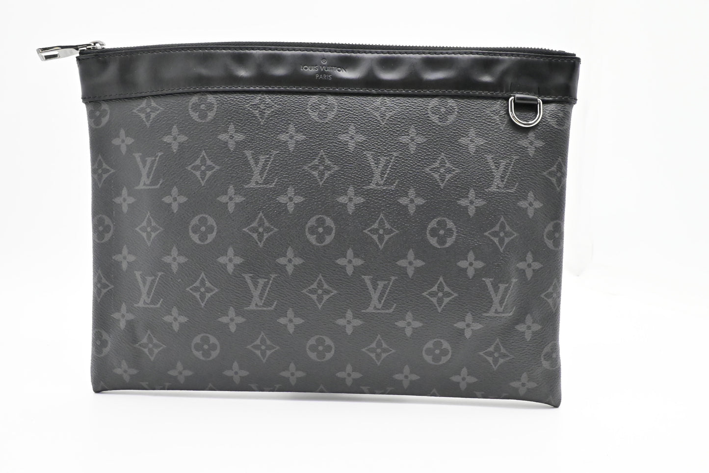 Louis Vuitton Pochette Discovery Eclipse Monogram Canvas Clutch Bag Eclipse Canvas