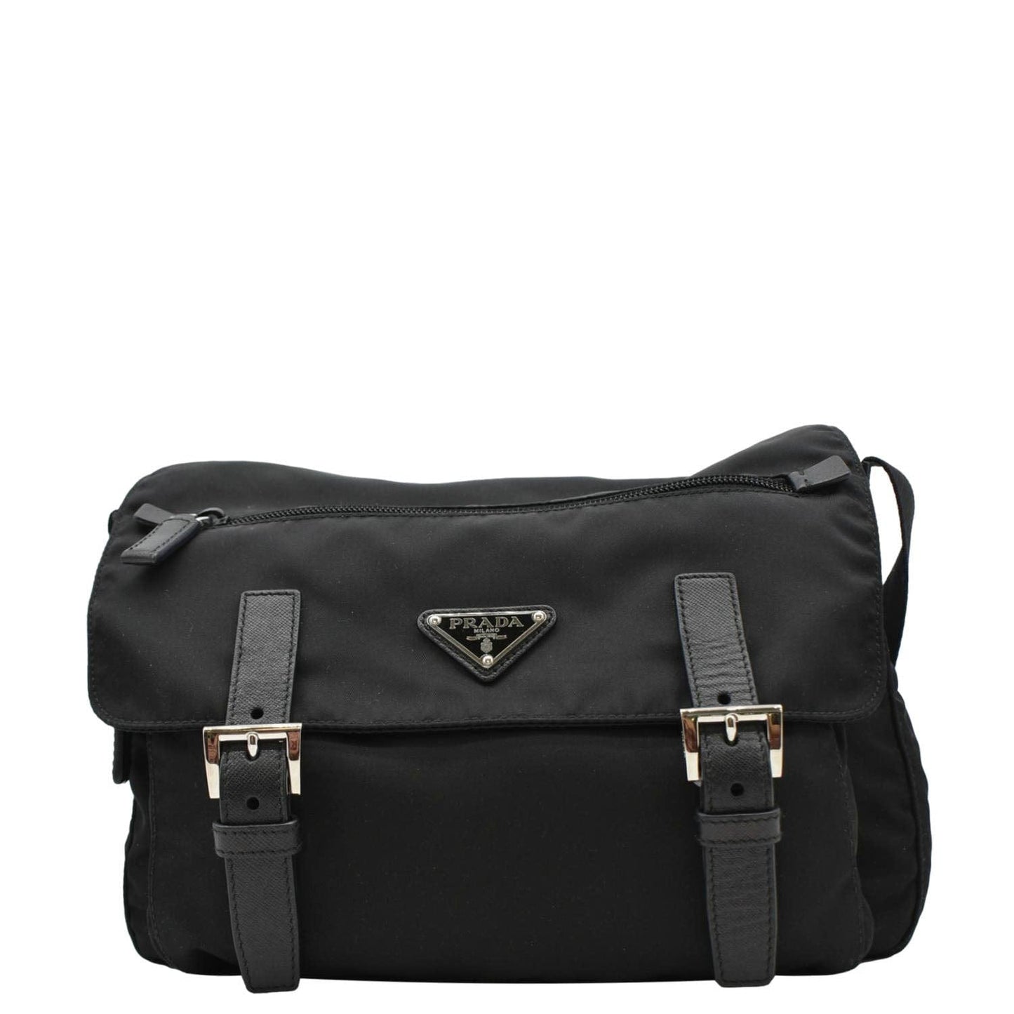 Vela Re Edition Messenger Bag Nylon Black Travel Bag