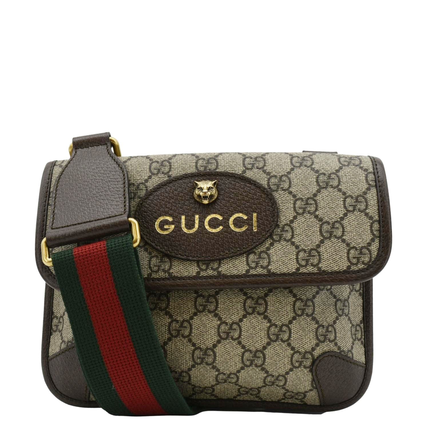 Gucci Neo Supreme Crossbody Bag Canvas Beige