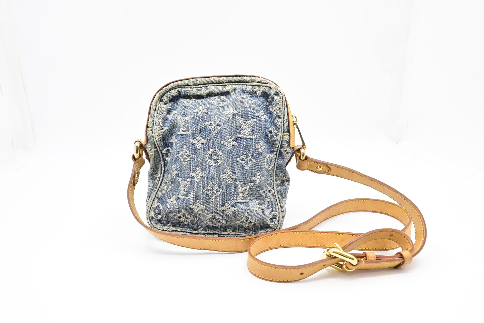 Louis Vuitton Camera Denim Monogram Crossbody Bag
