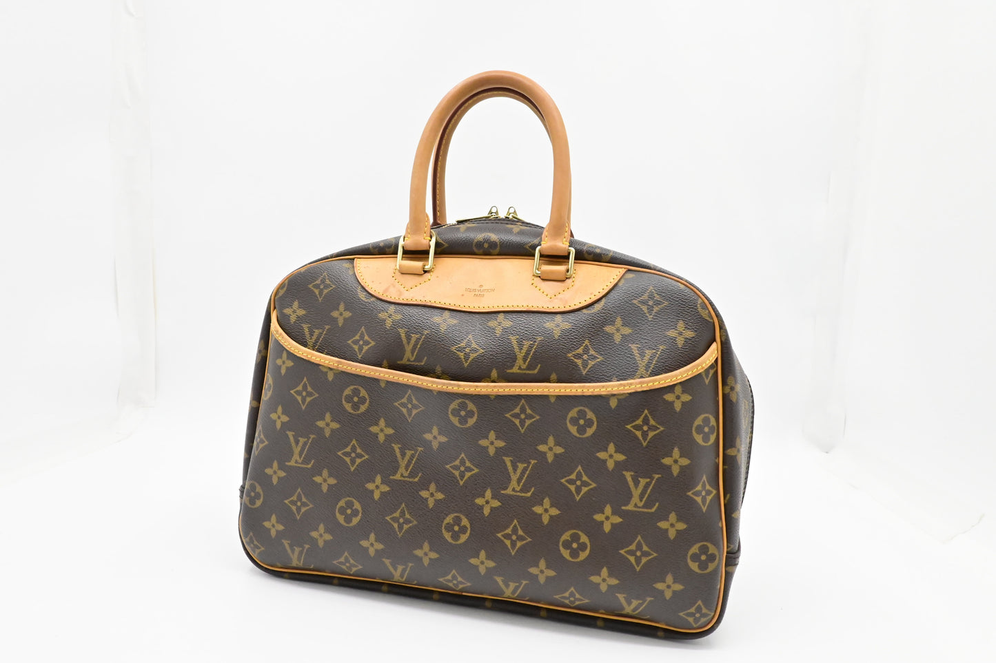 Louis Vuitton Deauville Monogram Canvas Handbag Monogram Canvas