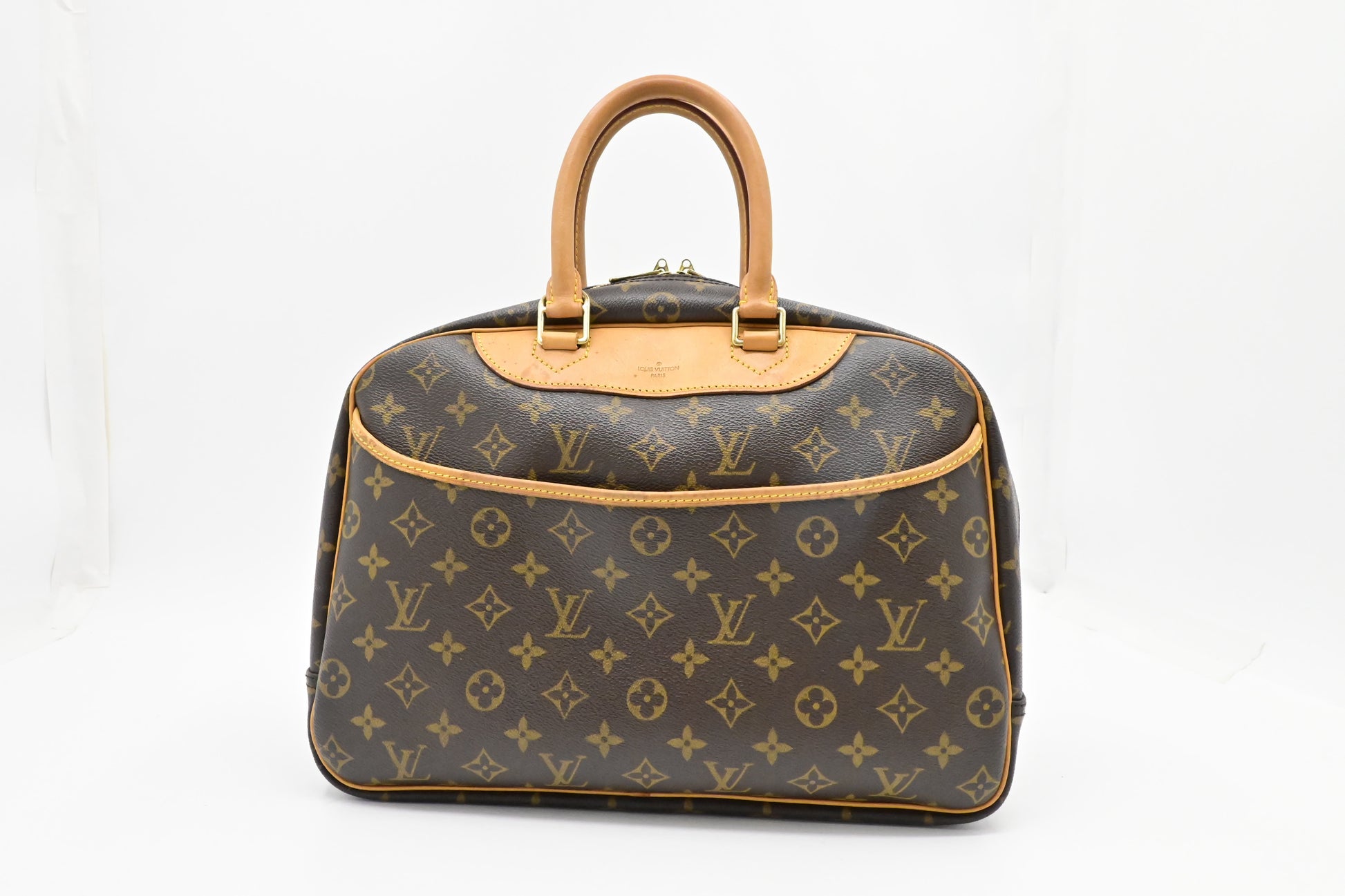 Louis Vuitton Deauville Monogram Canvas Handbag Monogram Canvas