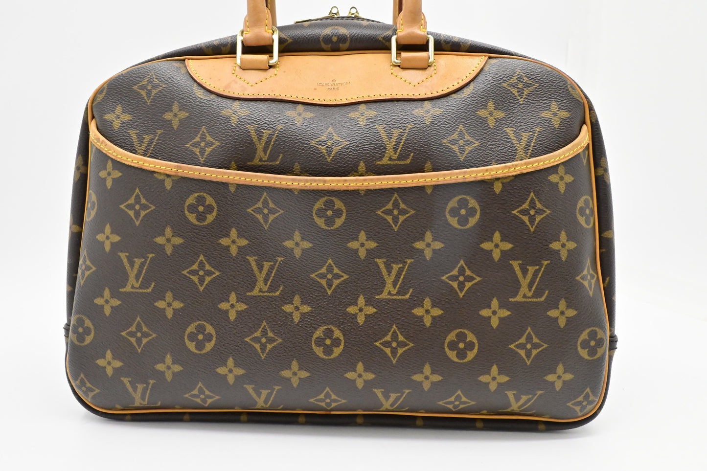 Louis Vuitton Deauville Monogram Canvas Handbag Monogram Canvas