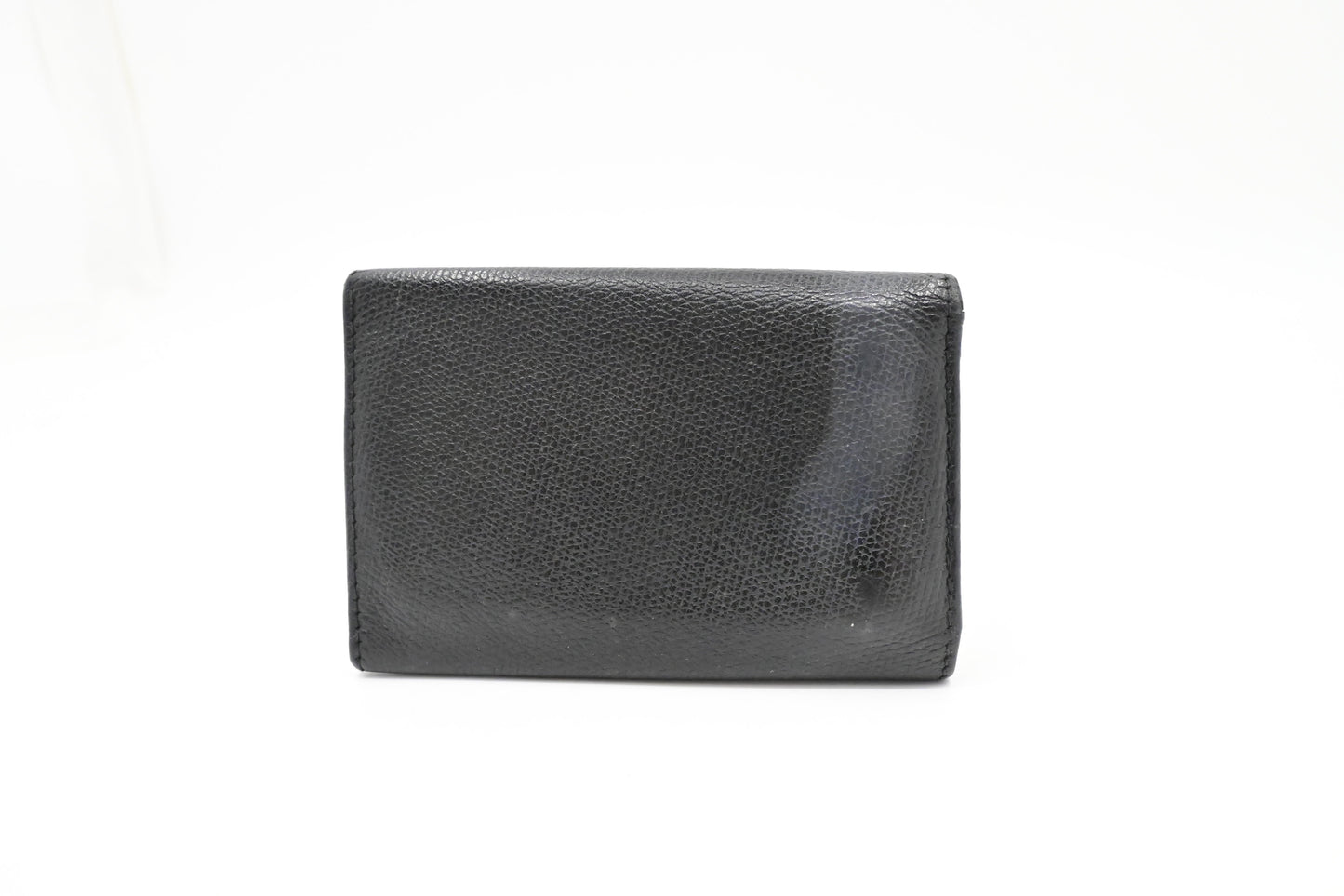 Chanel Black Leather Wallet Case