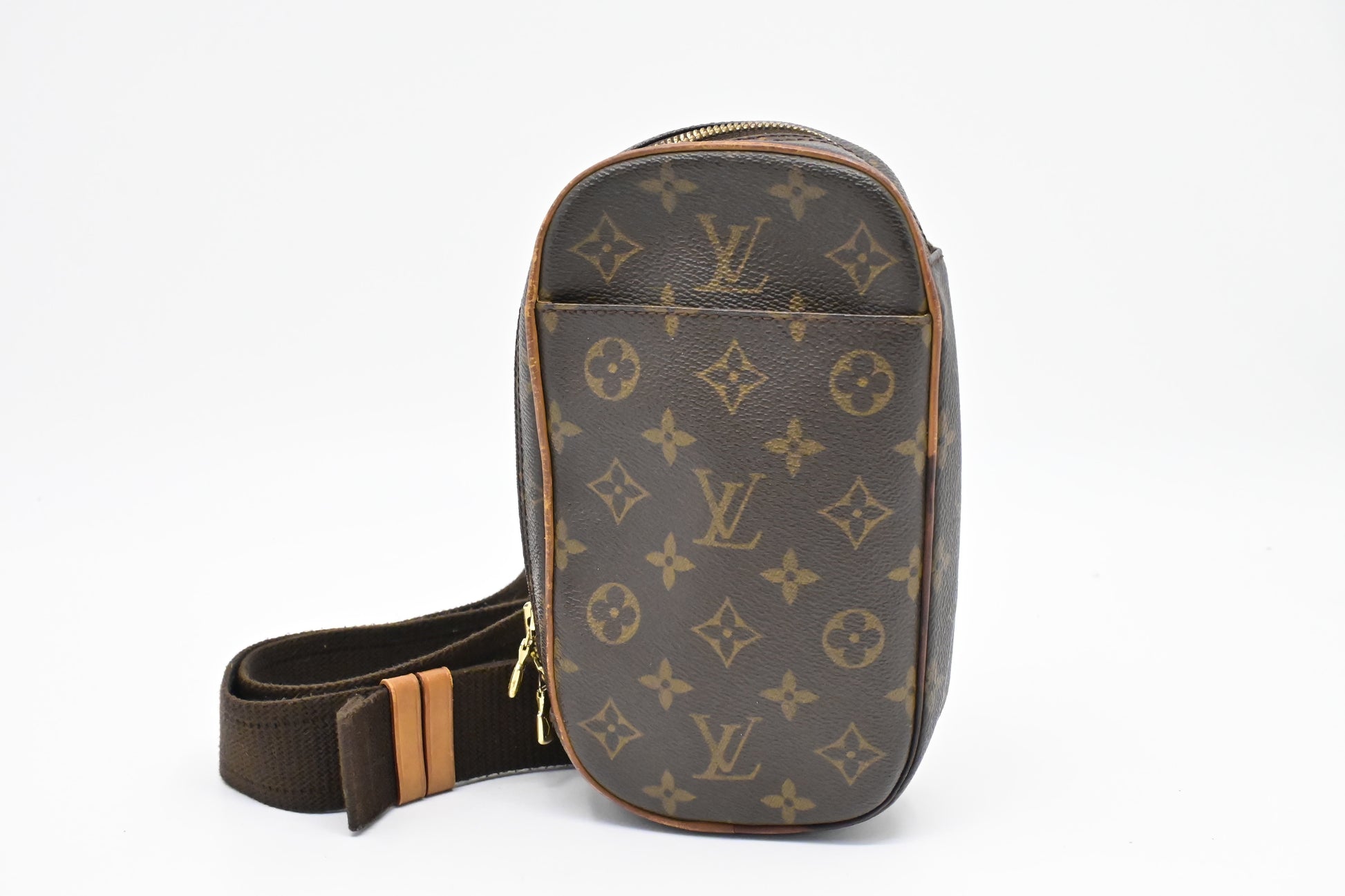 Louis Vuitton Pochette Gange Monogram Canvas Clutch Bag Canvas 3
