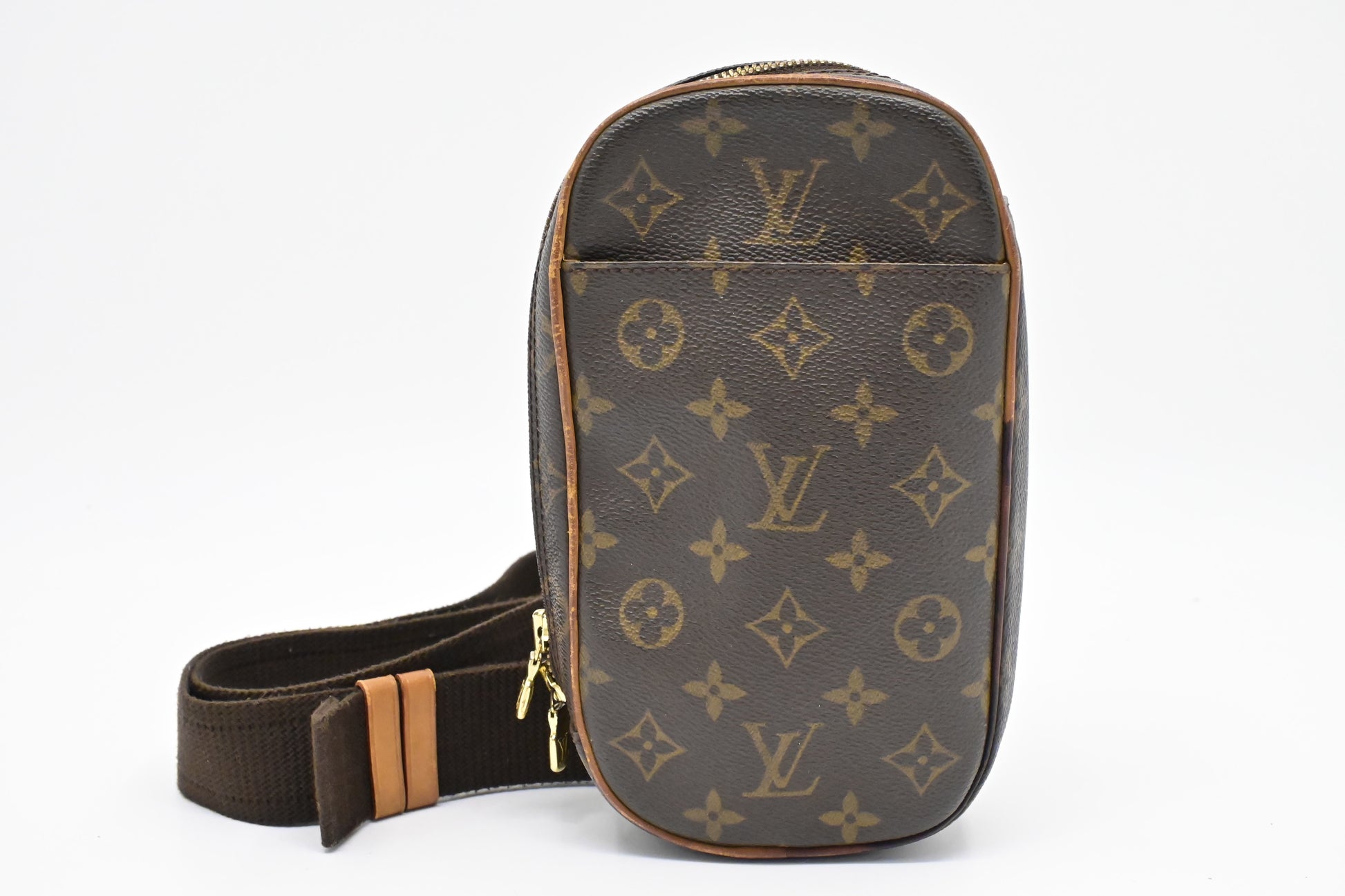Louis Vuitton Pochette Gange Monogram Canvas Clutch Bag Canvas 3