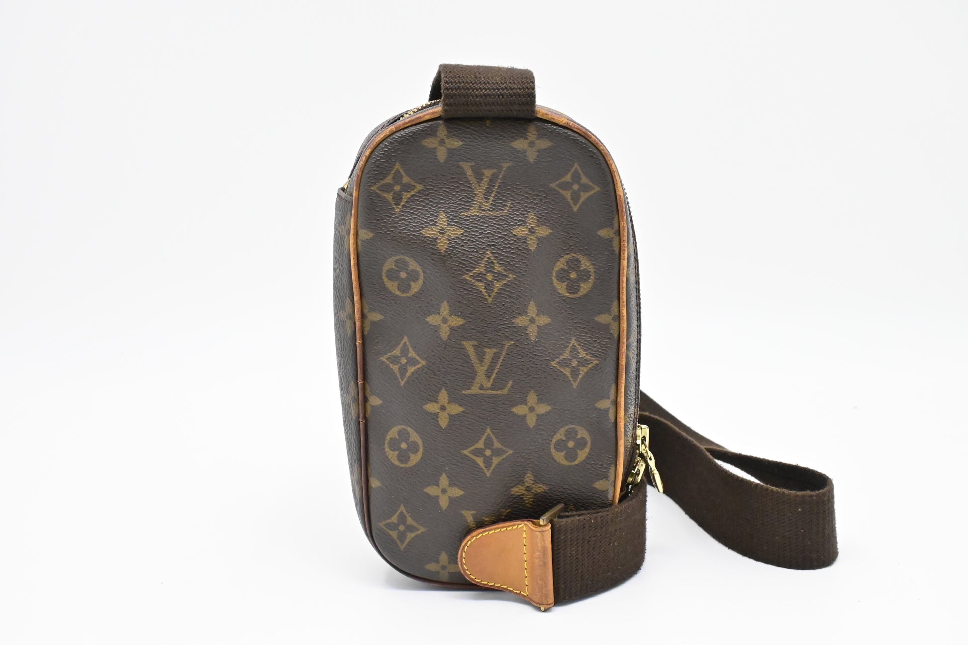 Louis Vuitton Pochette Gange Monogram Canvas Clutch Bag Canvas 3