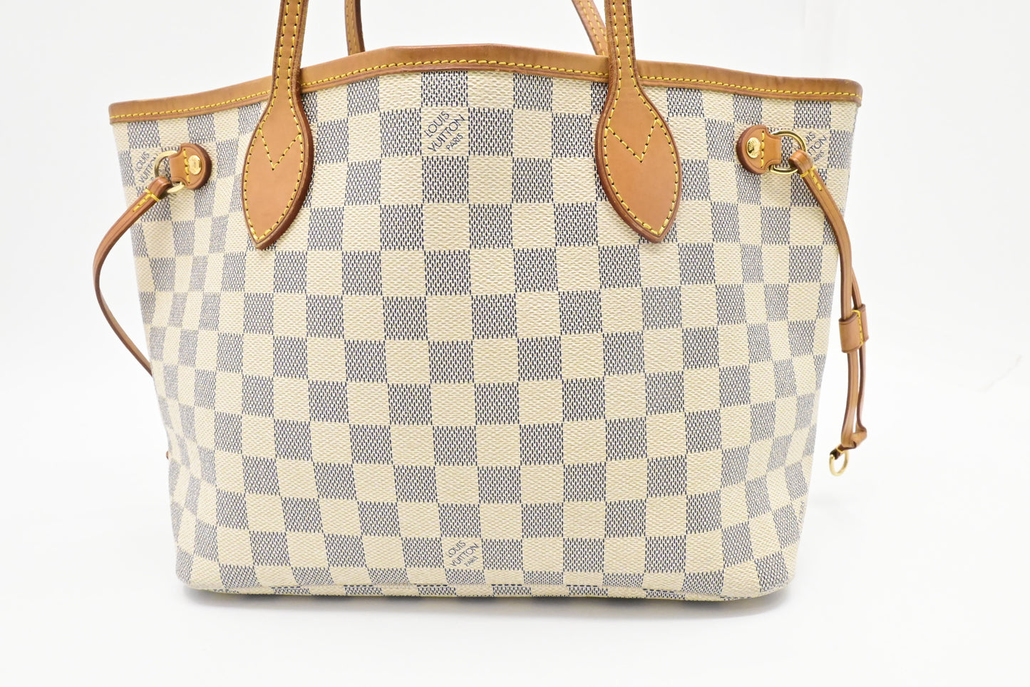 Louis Vuitton Neverfull PM Azur Damier Canvas Tote Bag Canvas 4