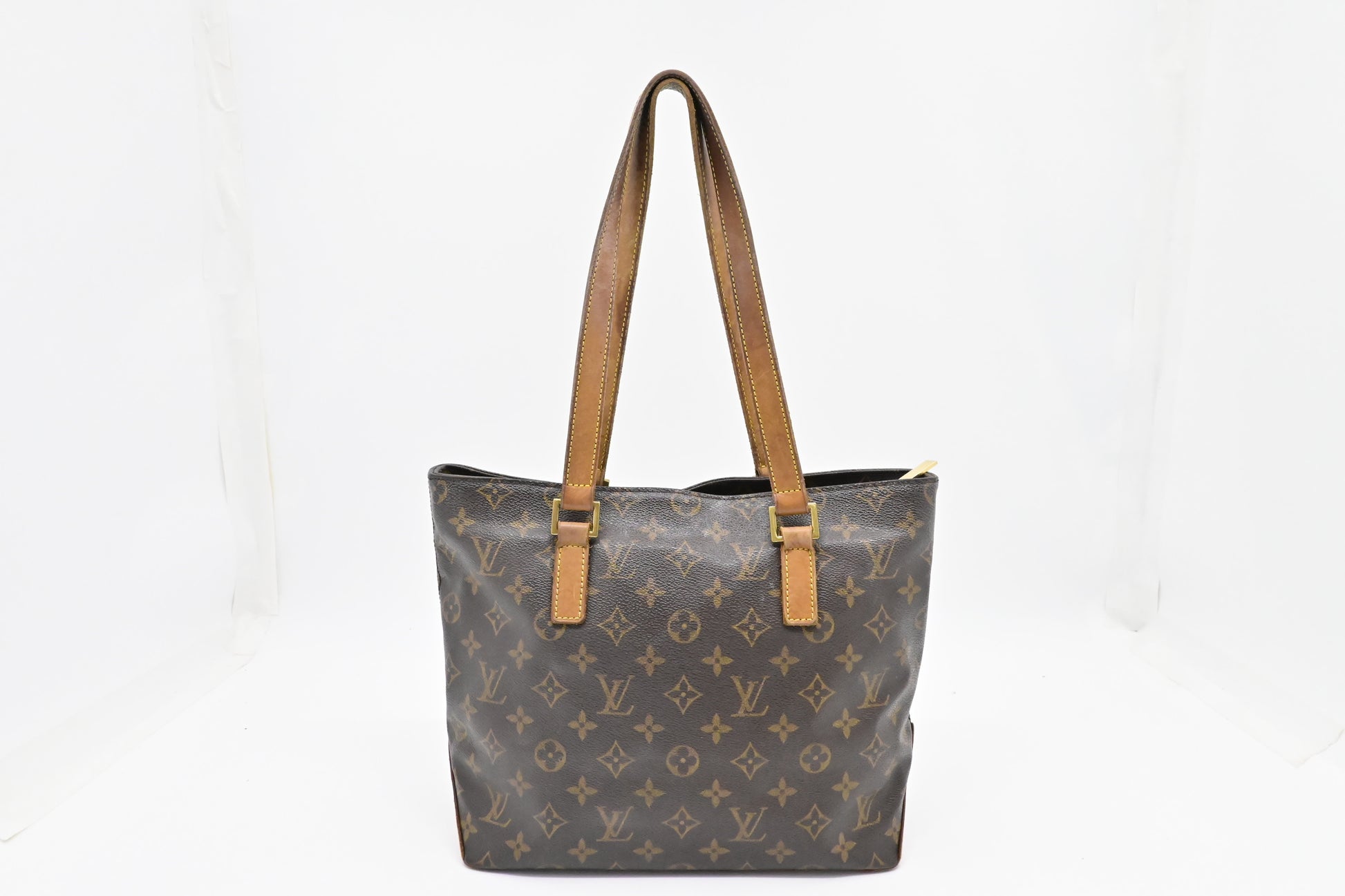 Louis Vuitton Cabas Piano Monogram Canvas Handbag Canvas 1
