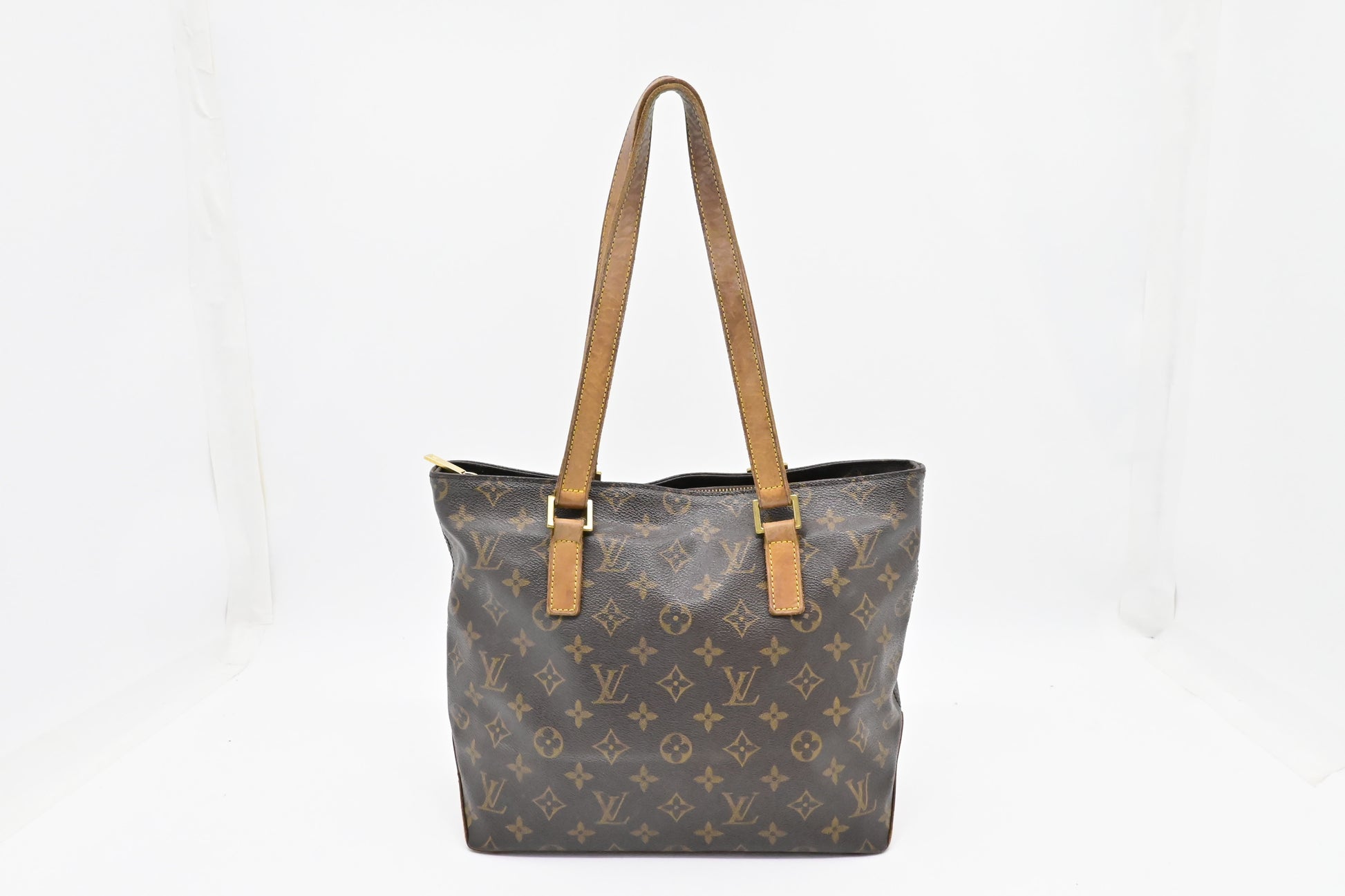 Louis Vuitton Cabas Piano Monogram Canvas Handbag Canvas 1