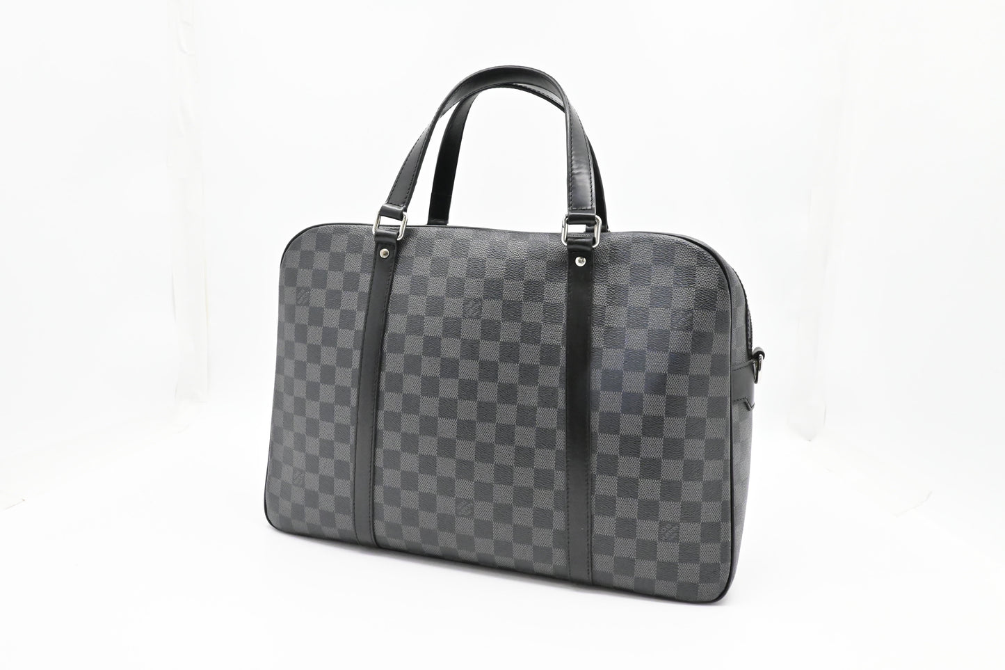 Louis Vuitton Jorn Graphite Damier Canvas Handbag