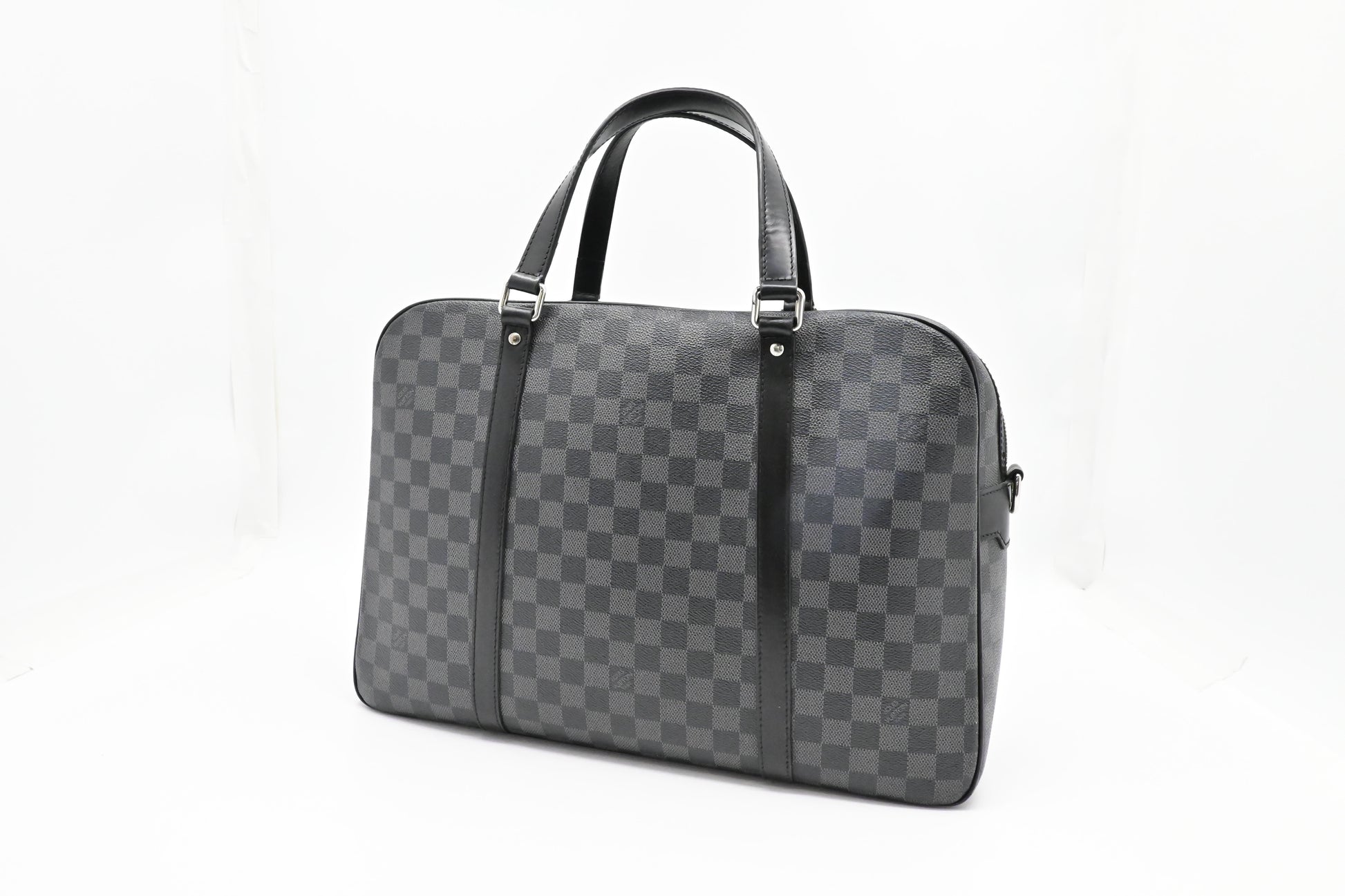 Louis Vuitton Jorn Graphite Damier Canvas Handbag