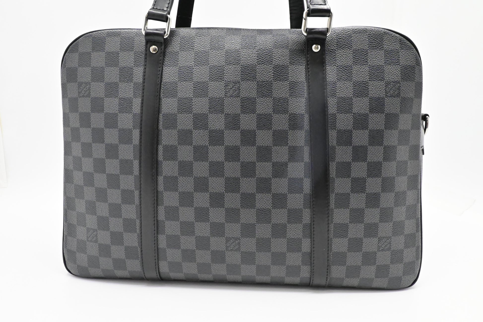 Louis Vuitton Jorn Graphite Damier Canvas Handbag